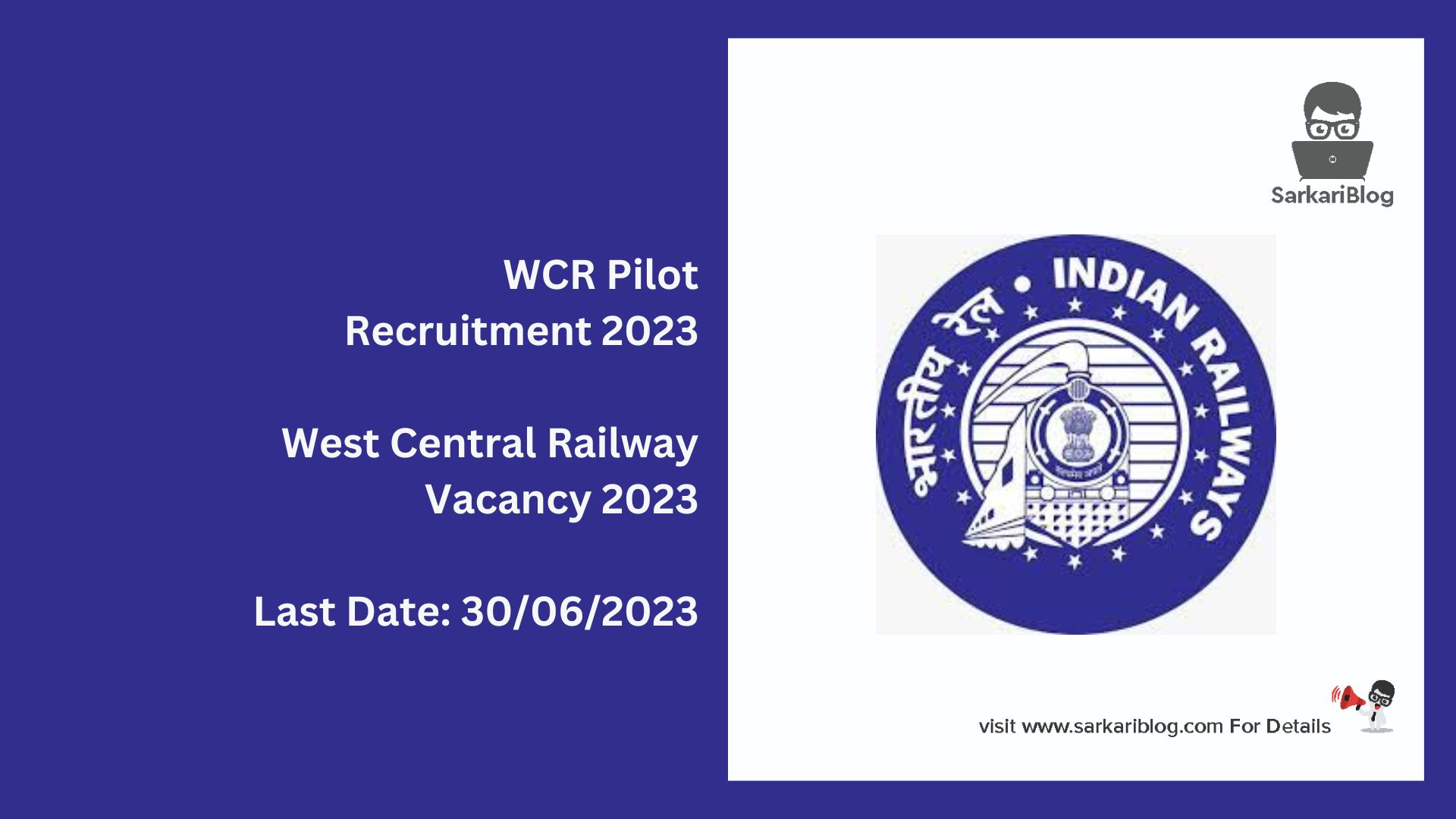 WCR Pilot Recruitment 2023