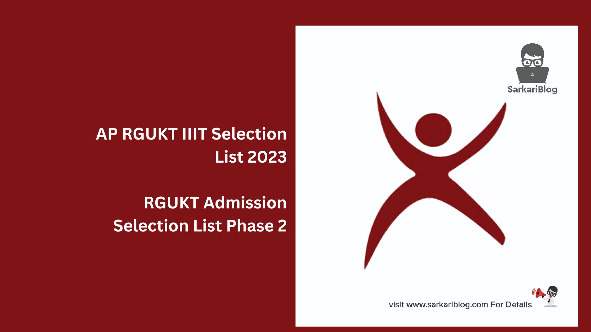 AP RGUKT IIIT Selection List 2023