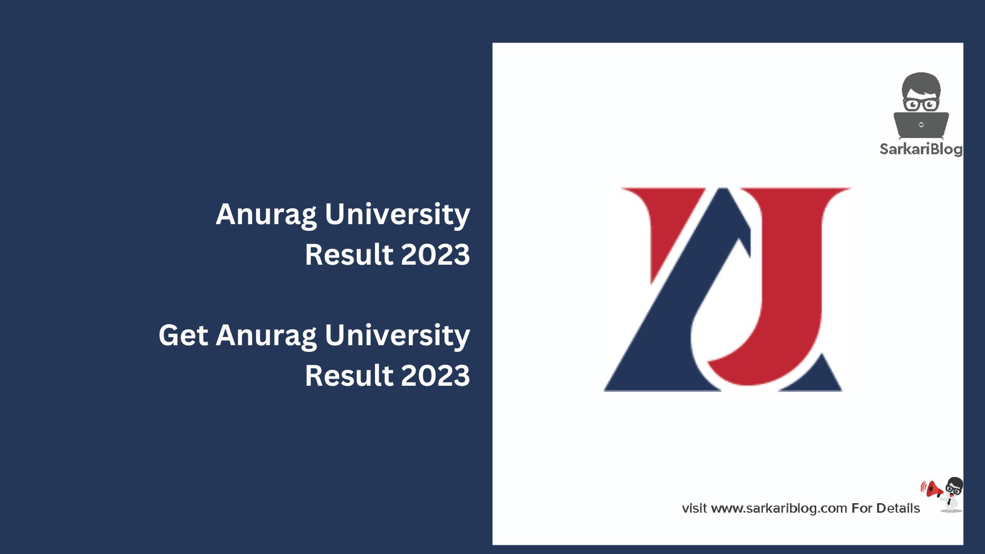Anurag University Result 2023