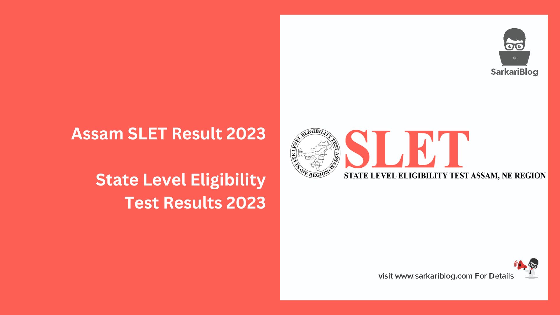 Assam SLET Result 2023