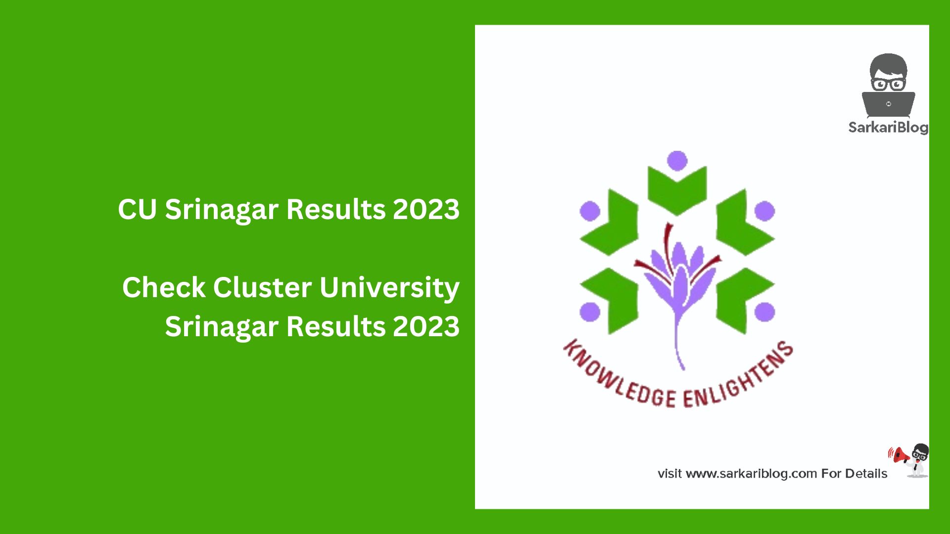 CU Srinagar Results 2023