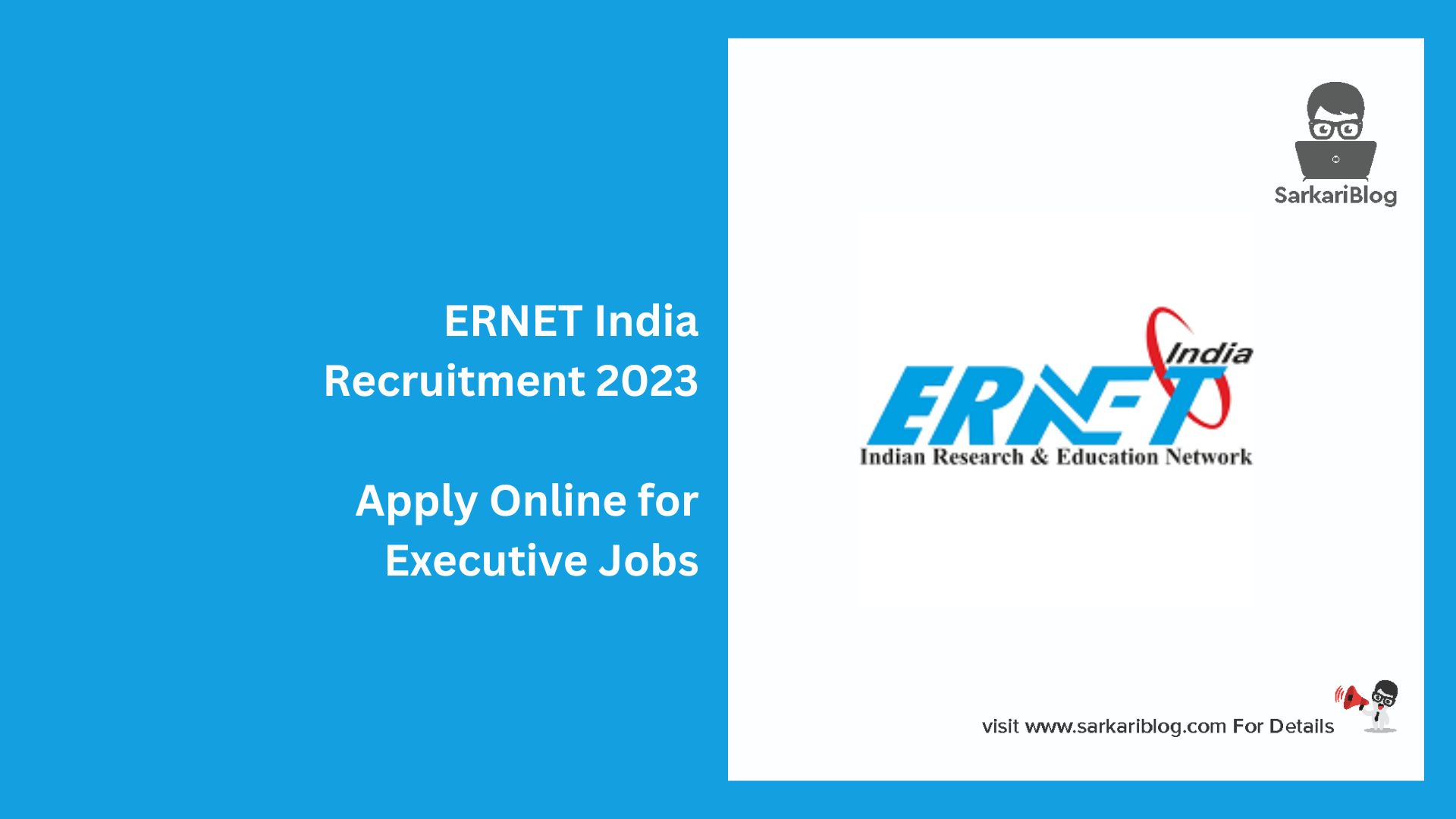 ERNET India Recruitment 2023