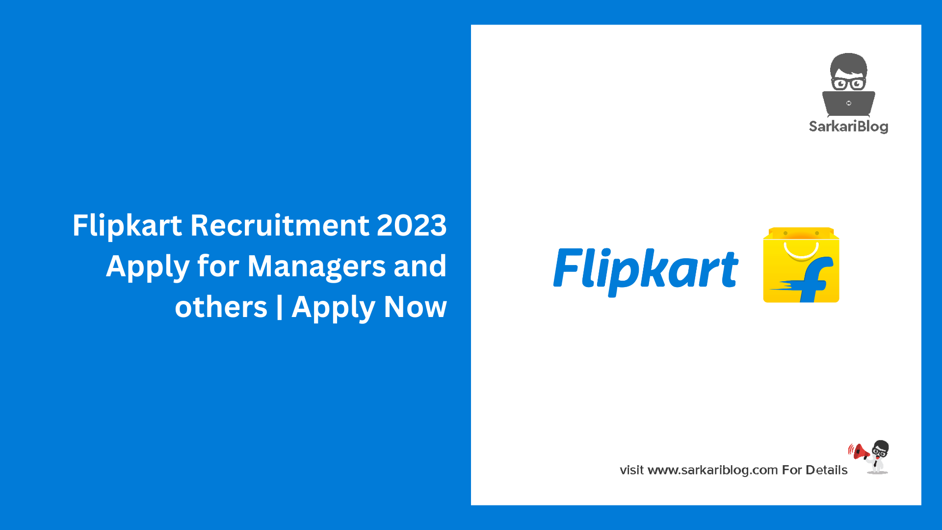 Flipkart Recruitment 2023