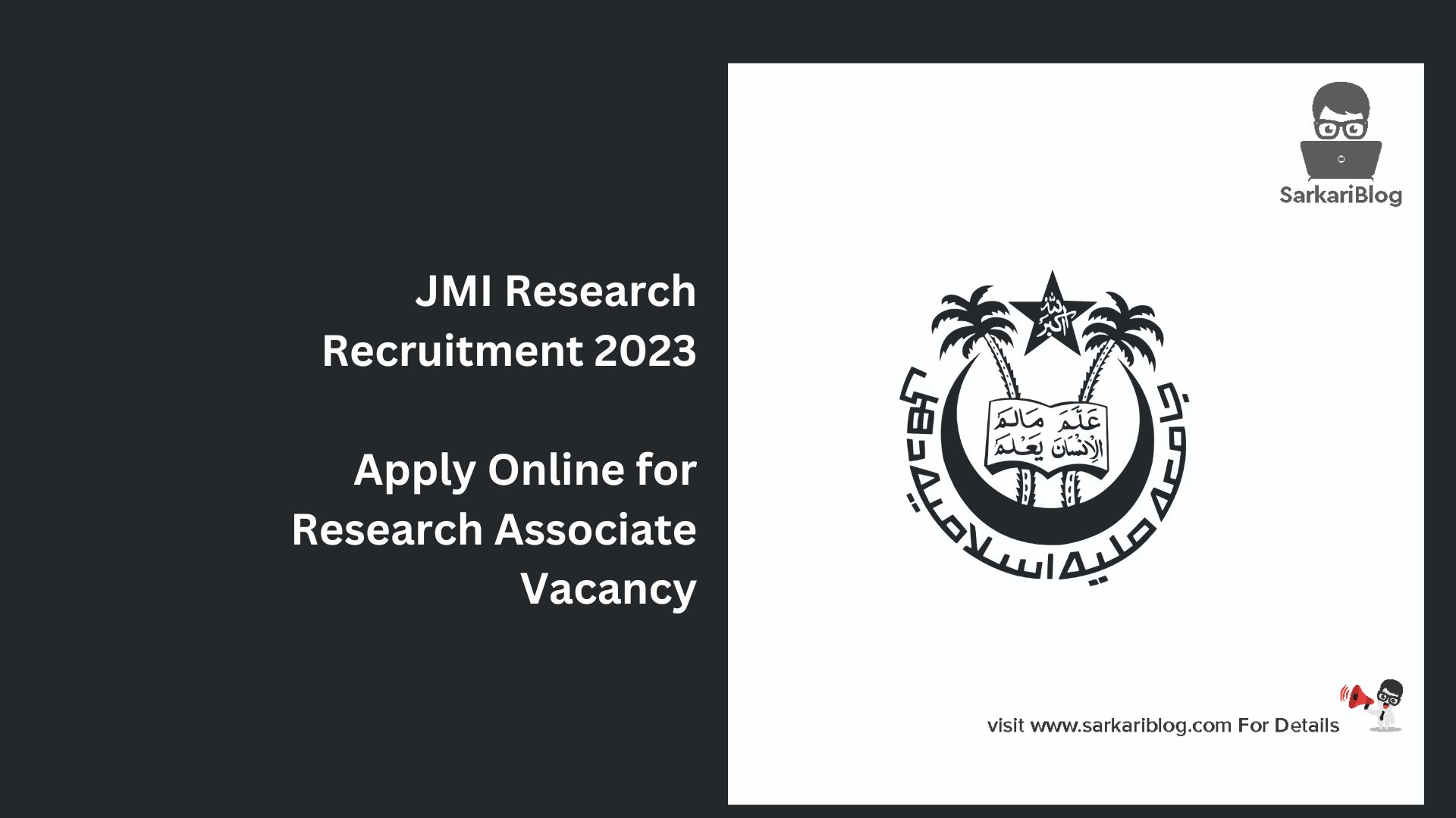 JMI Research Recruitment 2023