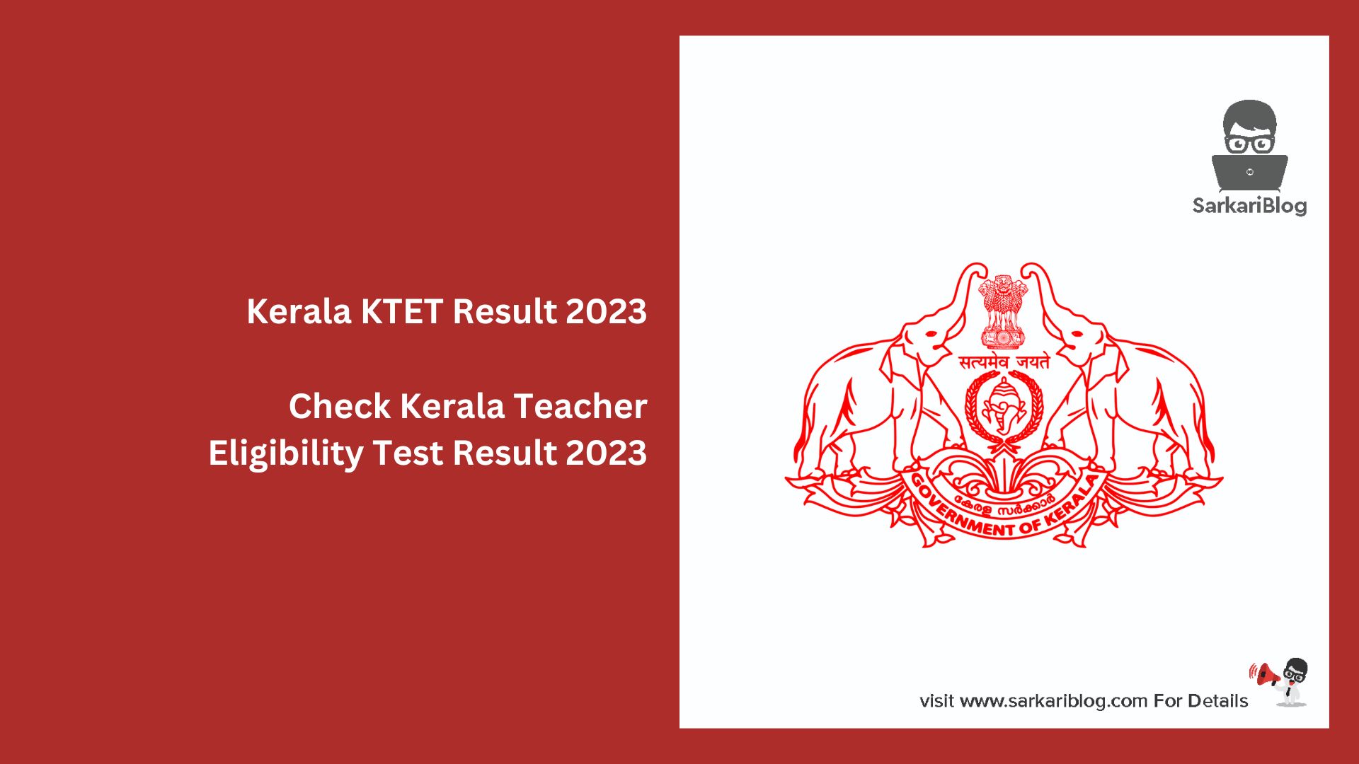 Kerala KTET Result 2023