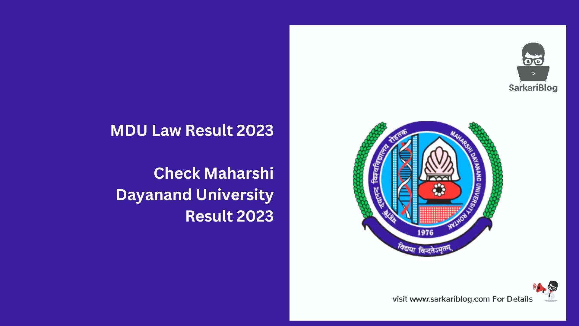 MDU Law Result 2023