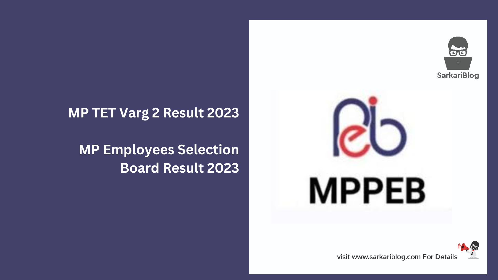 MP TET Varg 2 Result 2023