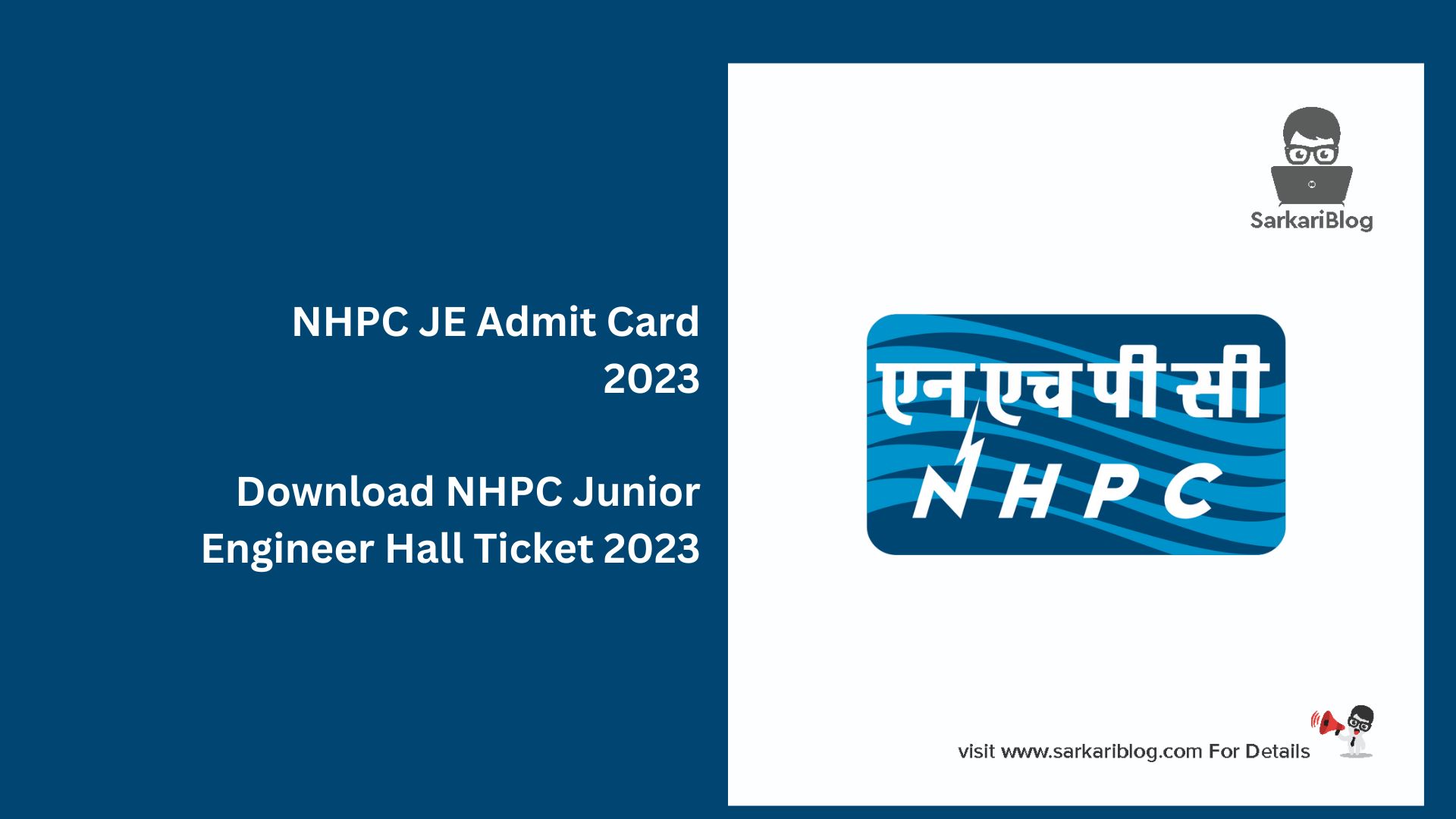 NHPC JE Admit Card 2023
