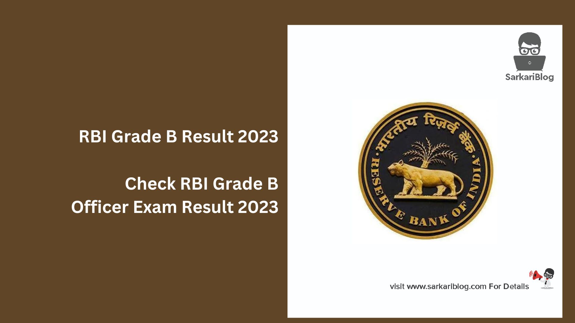 RBI Grade B Result 2023