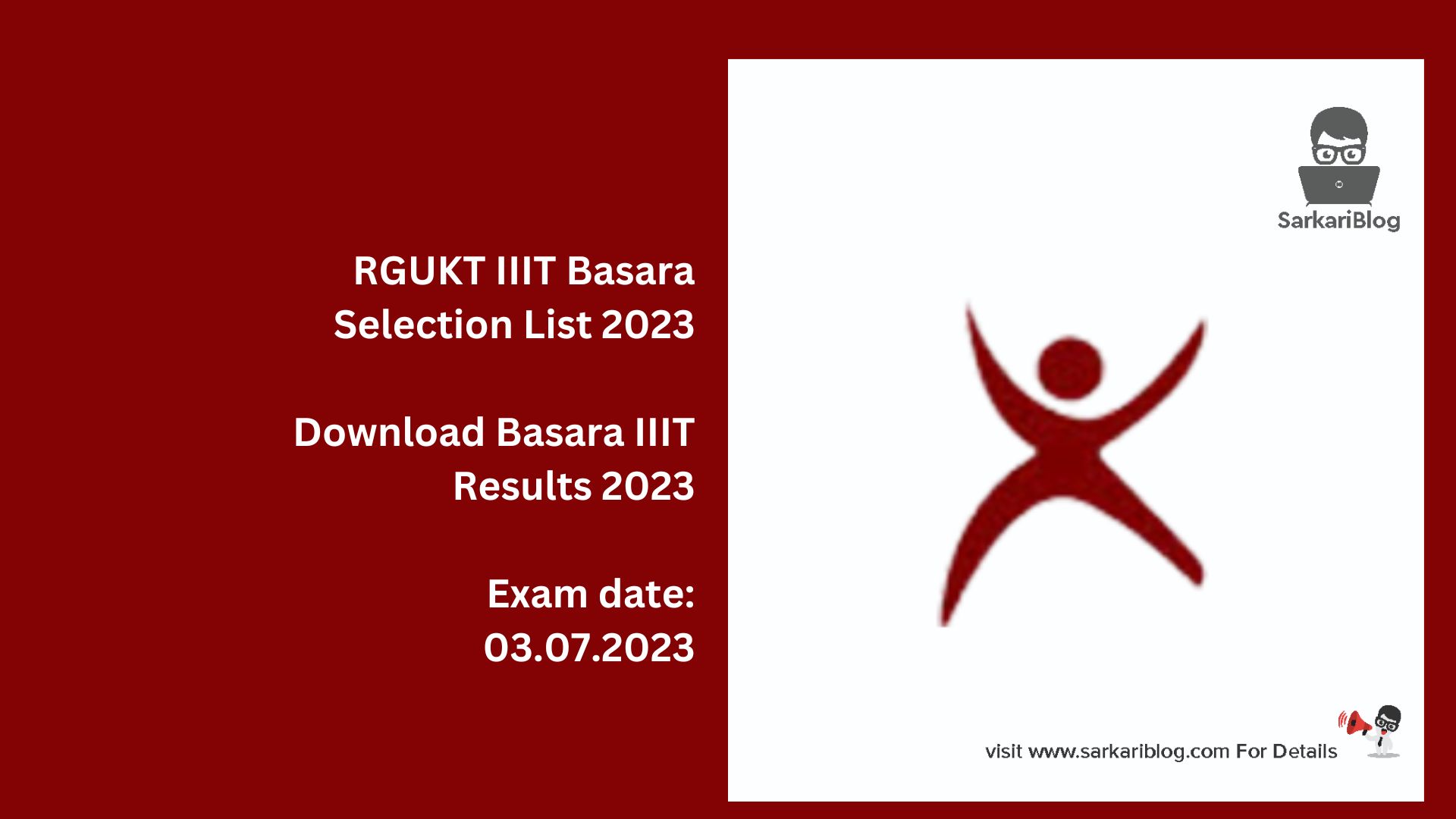 RGUKT IIIT Basara Selection List 2023