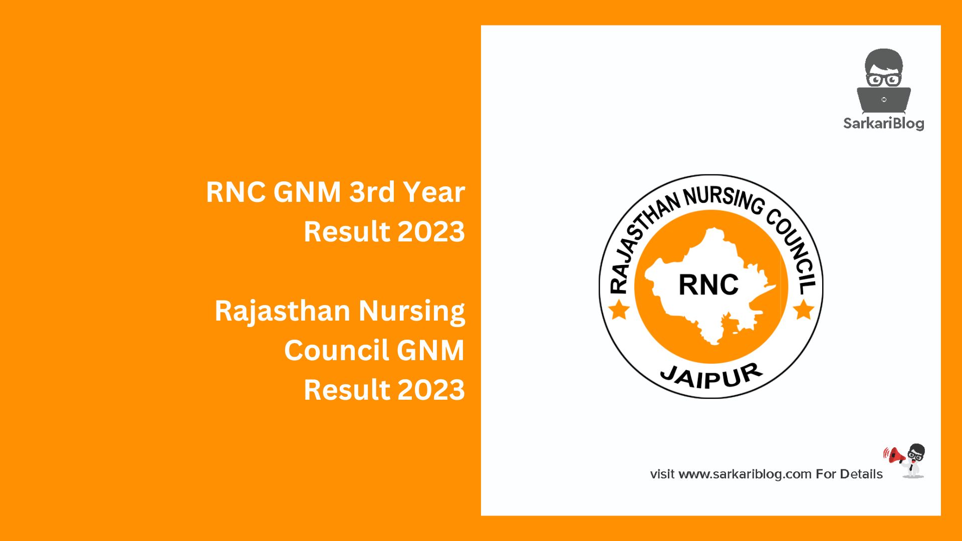 RNC GNM 3rd Year Result 2023