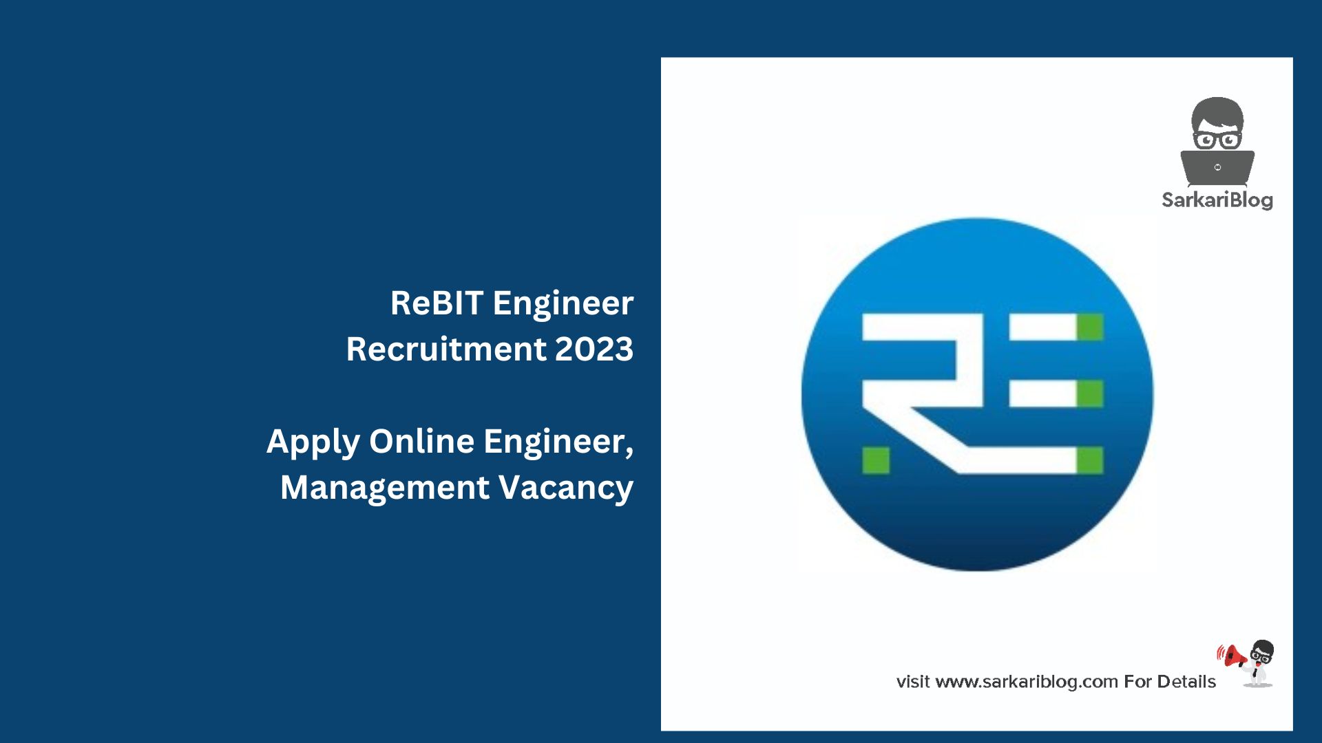 ReBIT Engineer Recruitment 2023