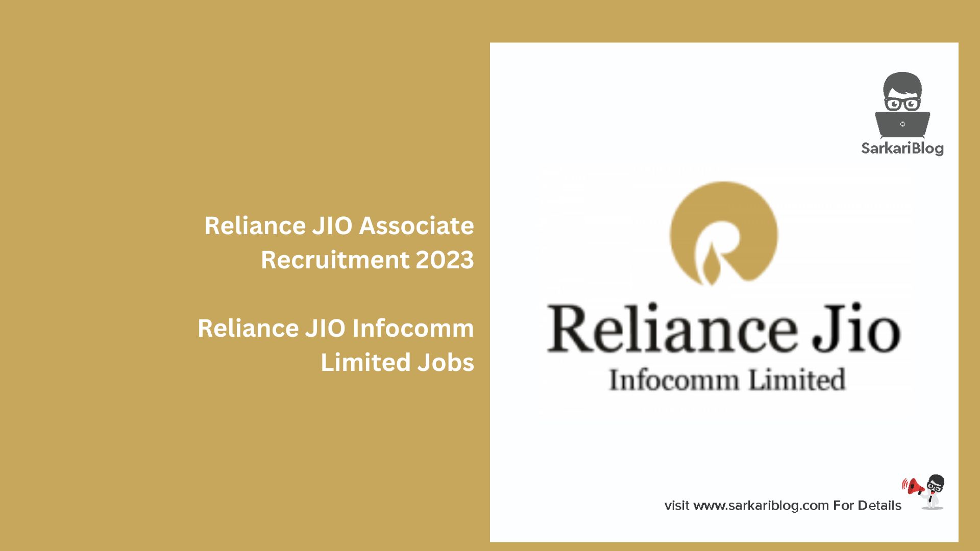 Reliance JIO Associate Recruitment 2023