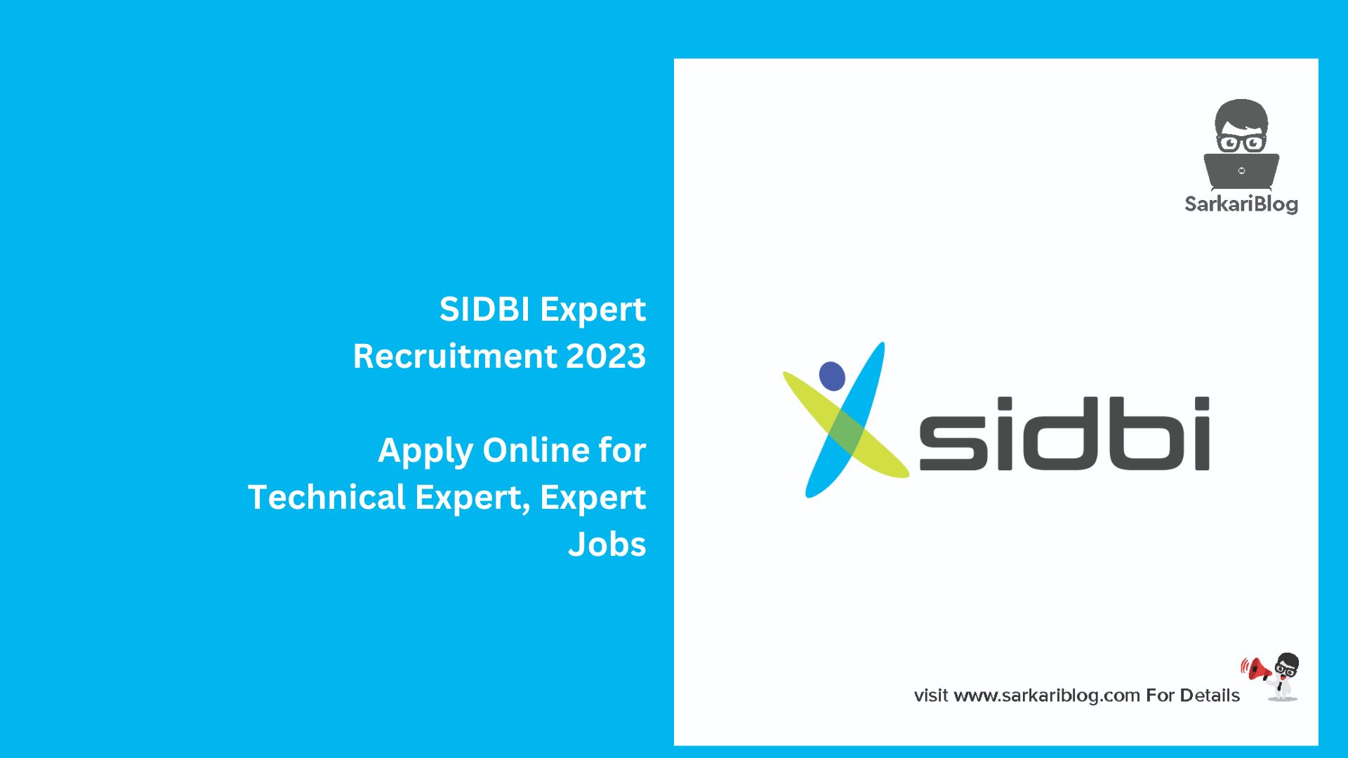 SIDBI Expert Recruitment 2023