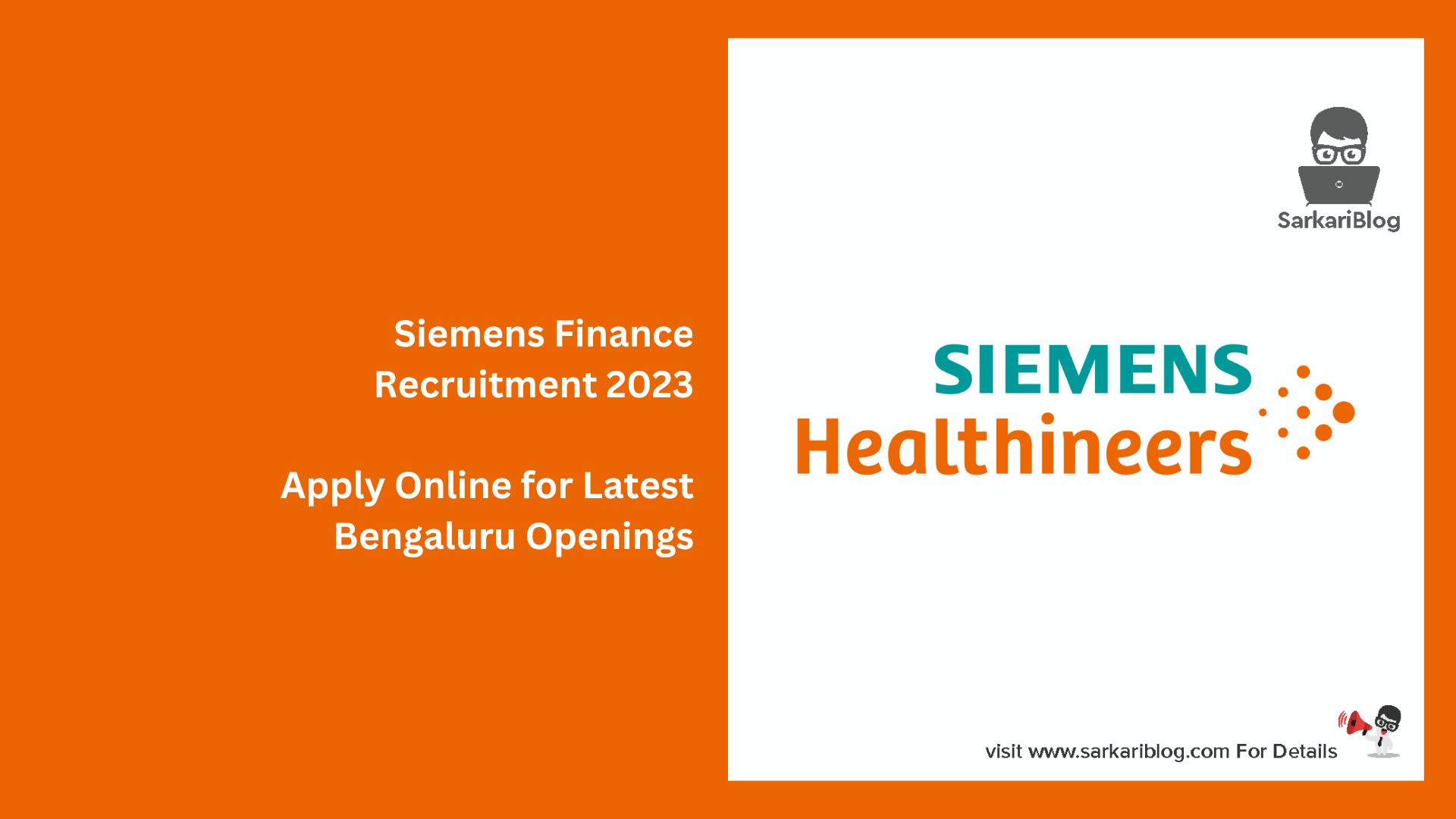 Siemens Finance Recruitment 2023