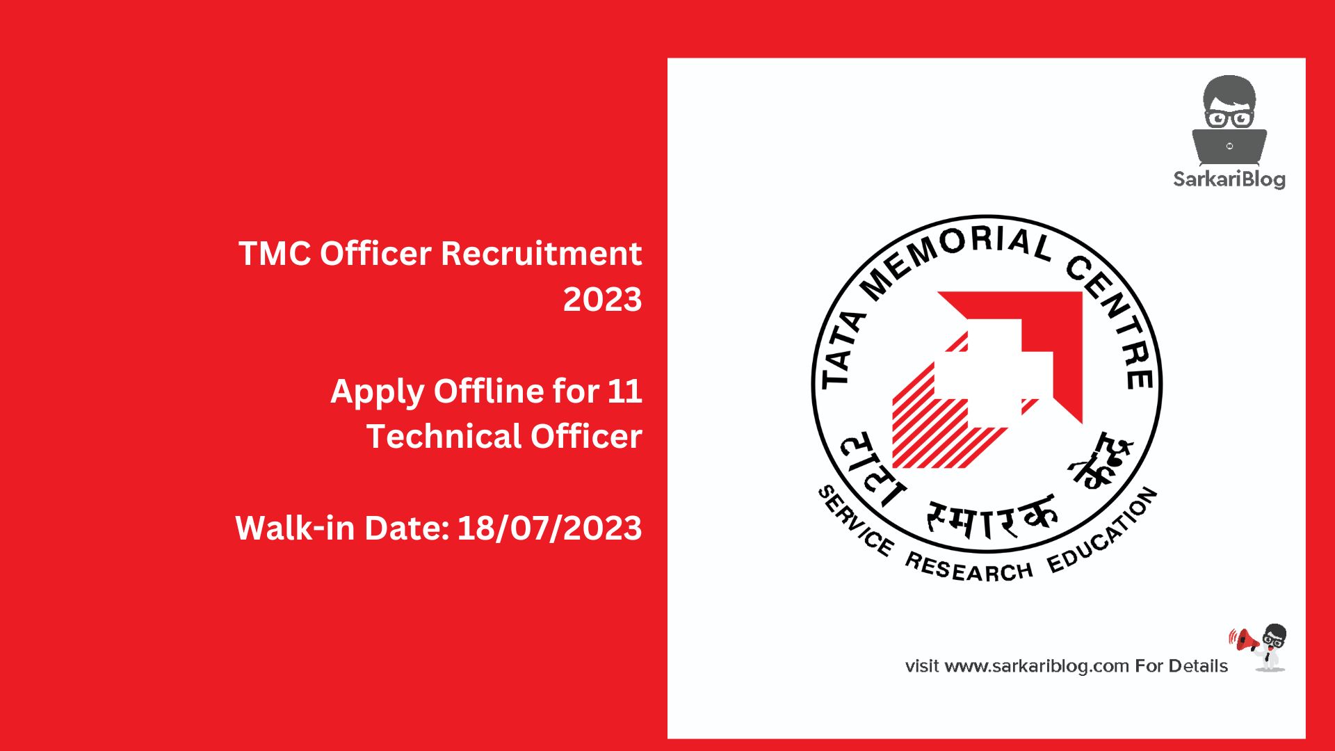TMC Officer Recruitment 2023