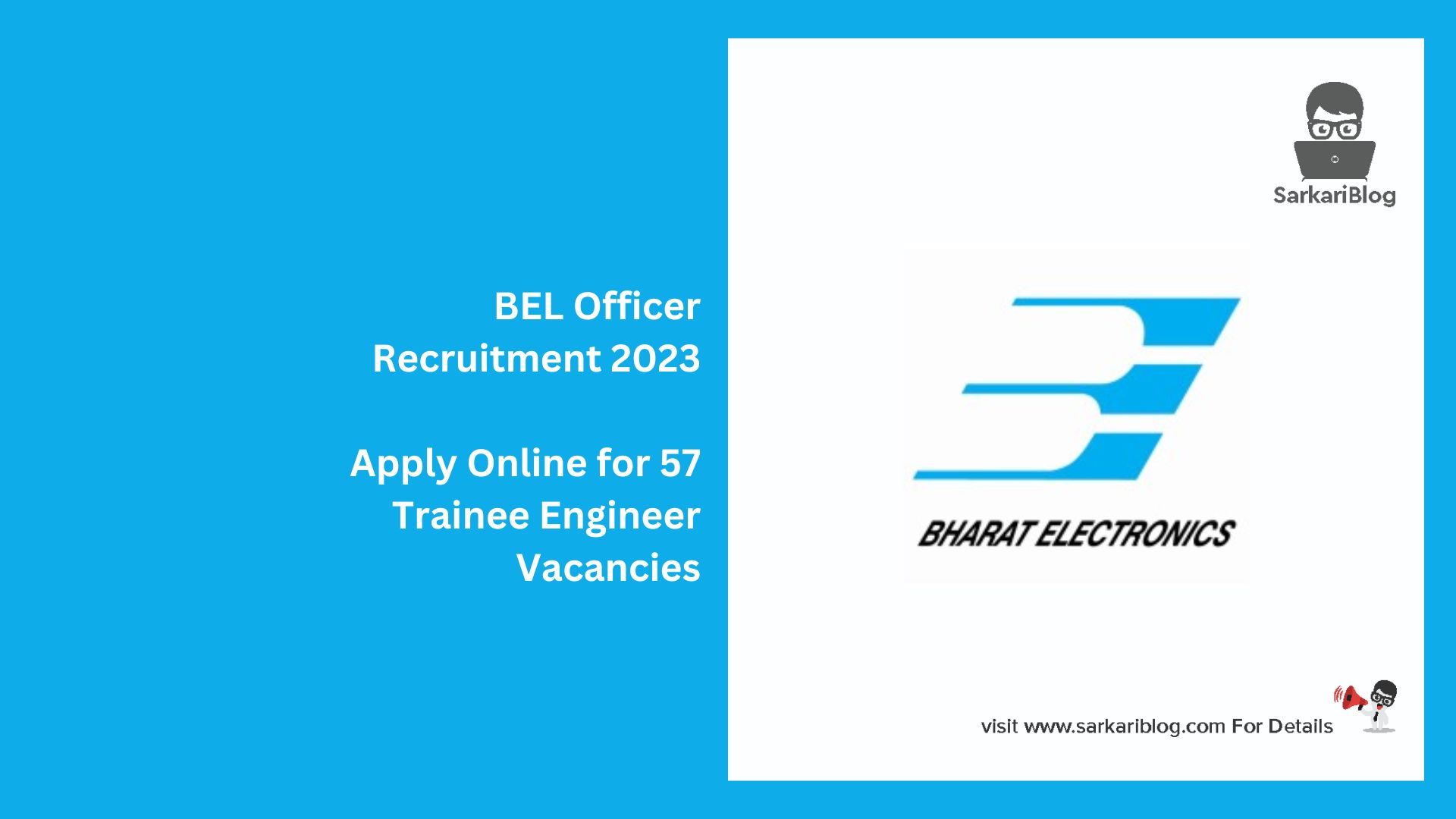 BEL Officer Recruitment 2023