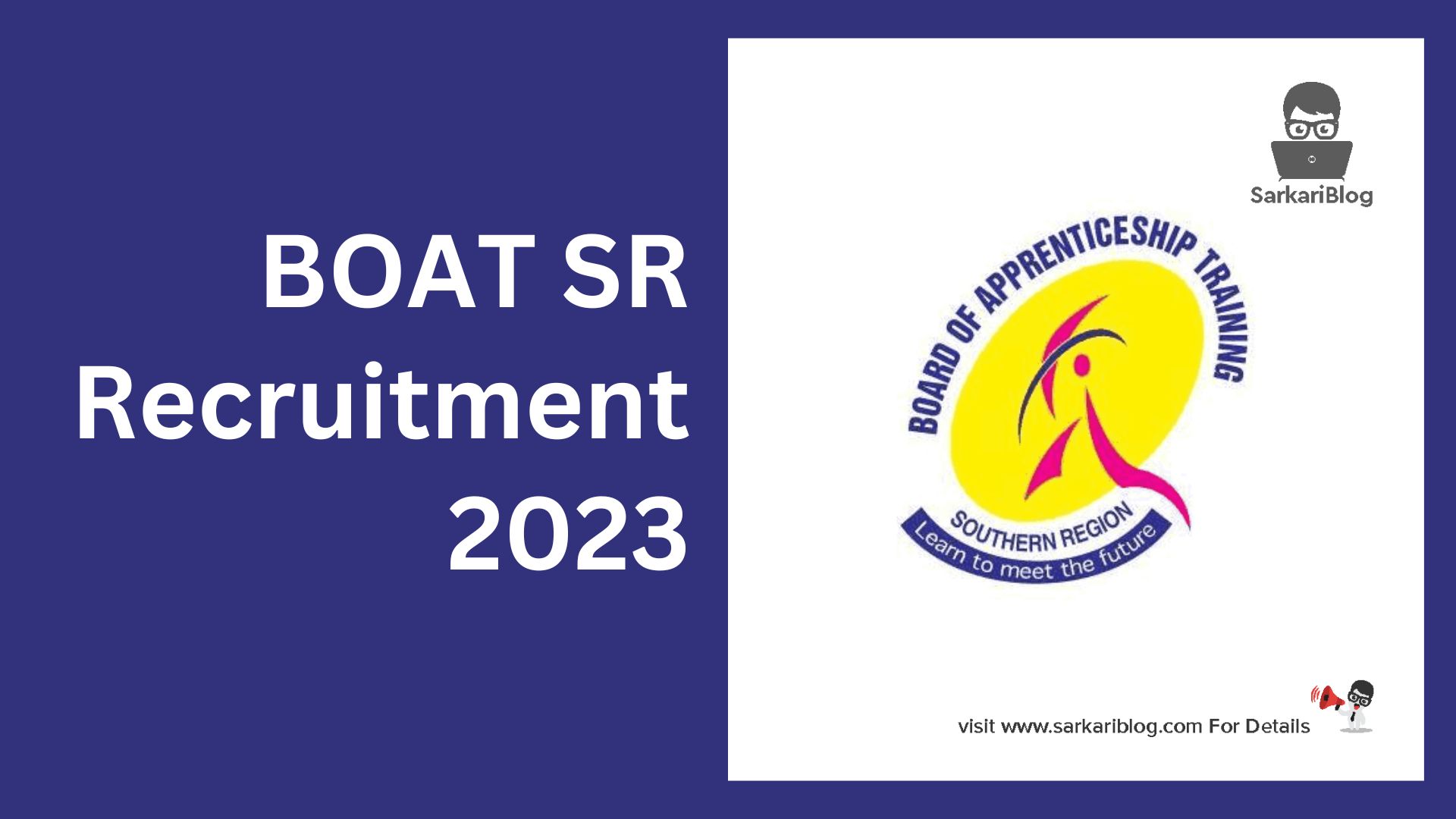 BOAT SR Recruitment 2023