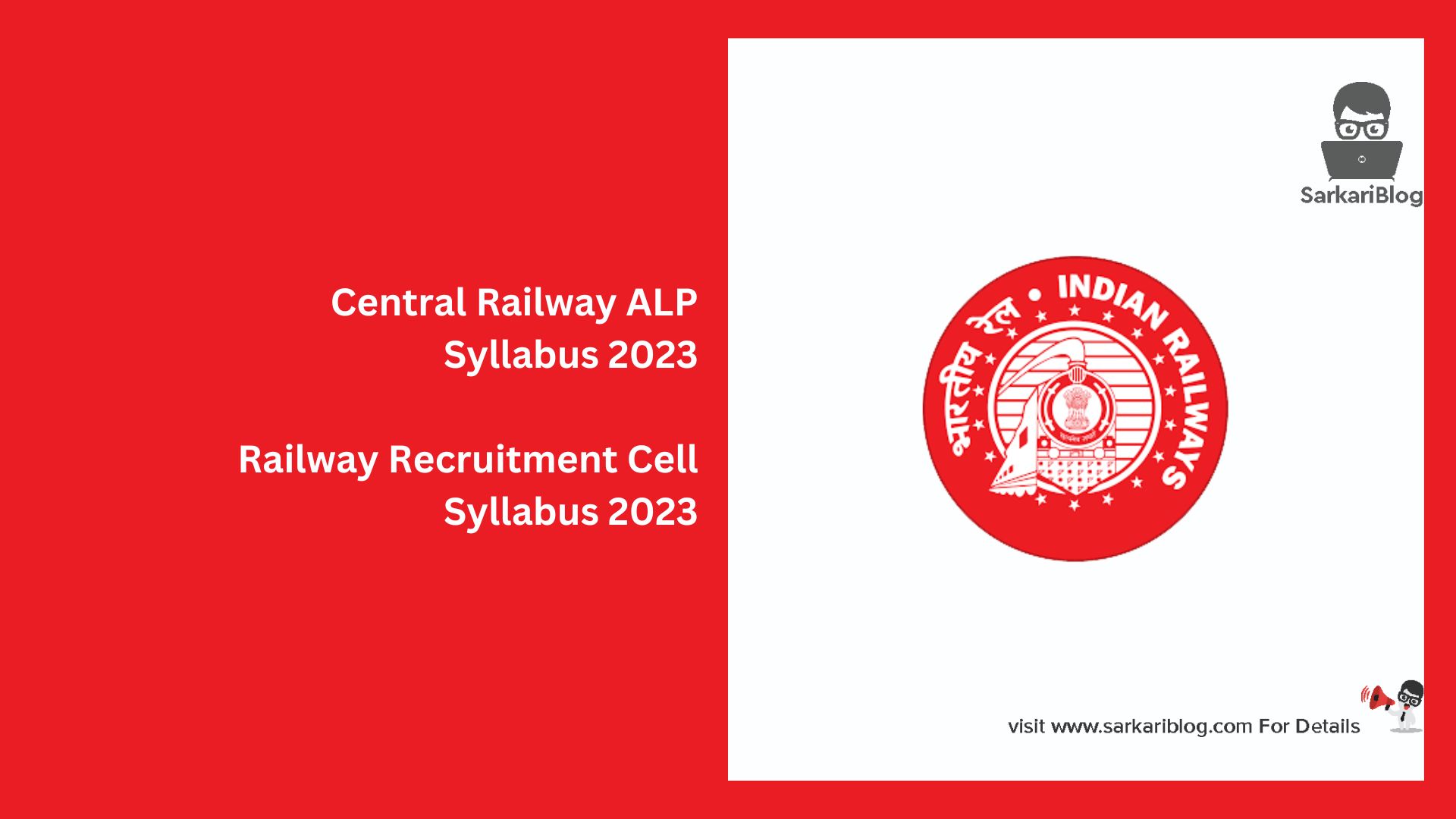 Central Railway ALP Syllabus 2023