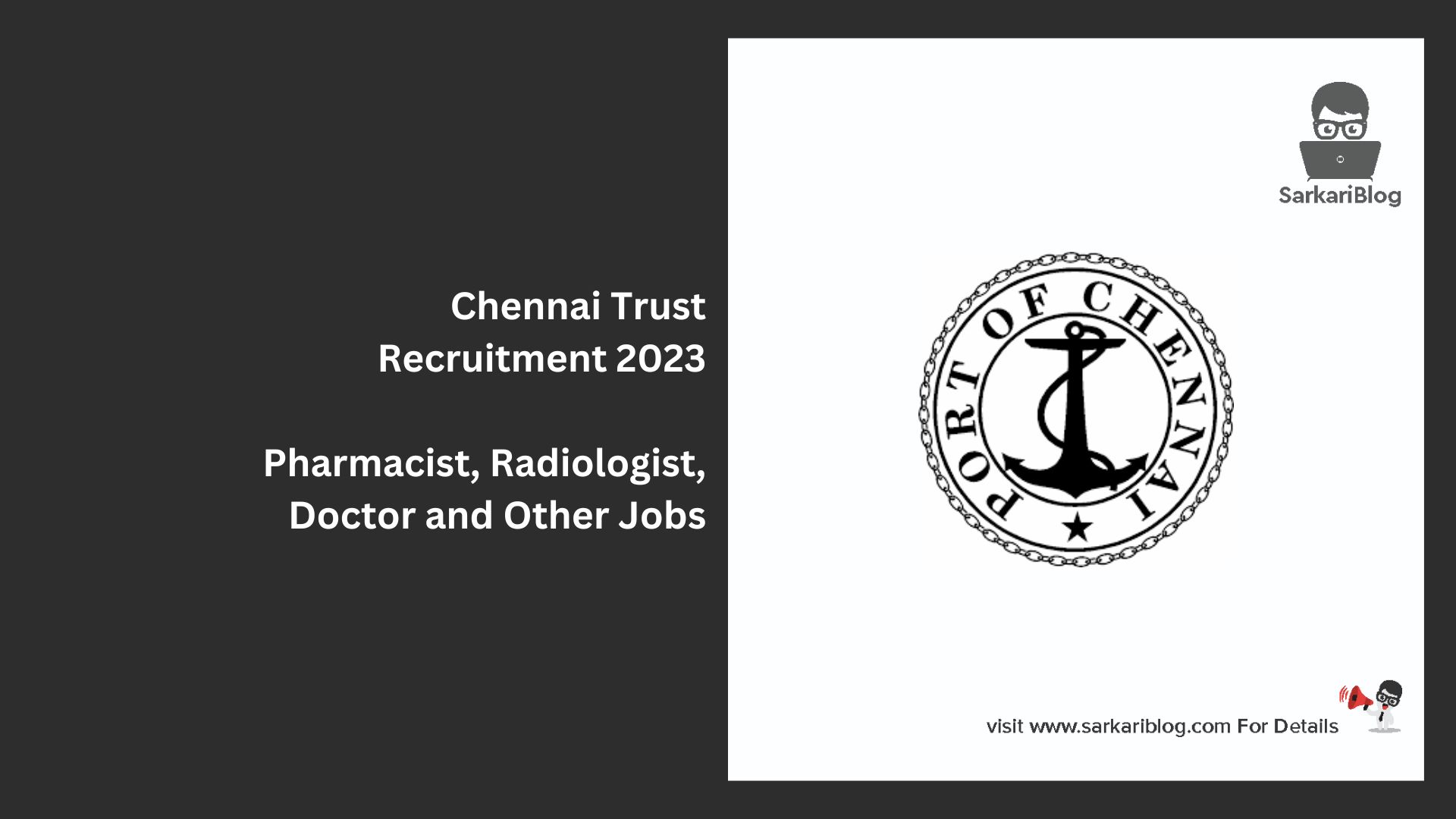 Chennai Trust Recruitment 2023