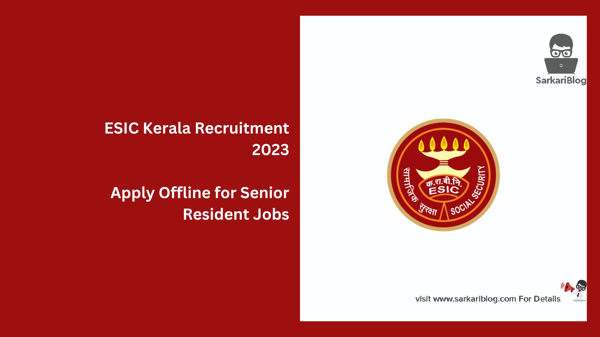 ESIC Kerala Recruitment 2023