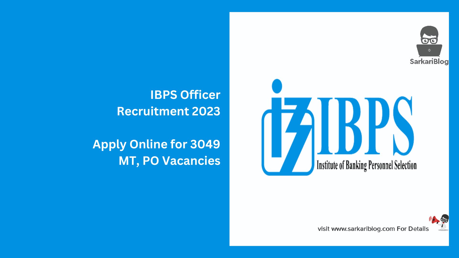 IBPS Officer Recruitment 2023