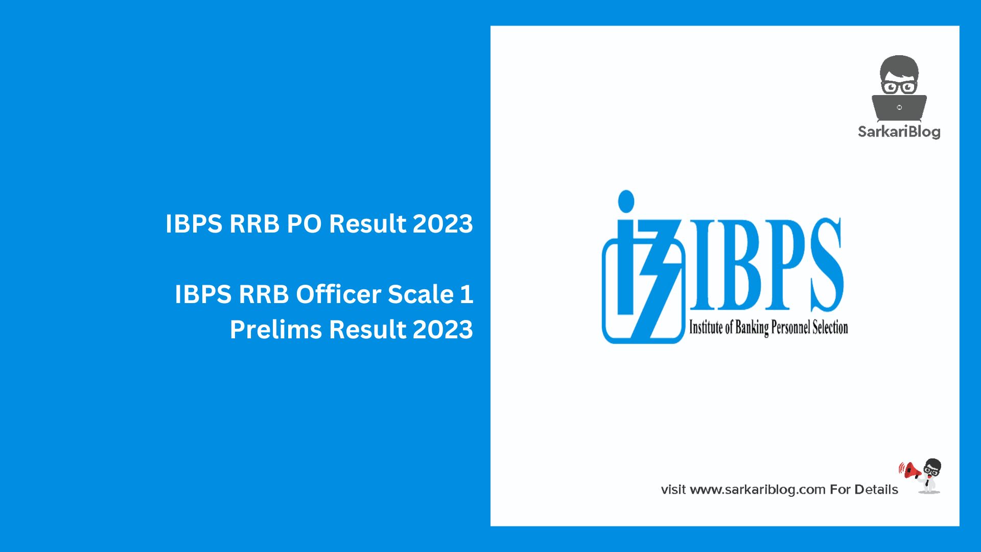 IBPS RRB PO Result 2023