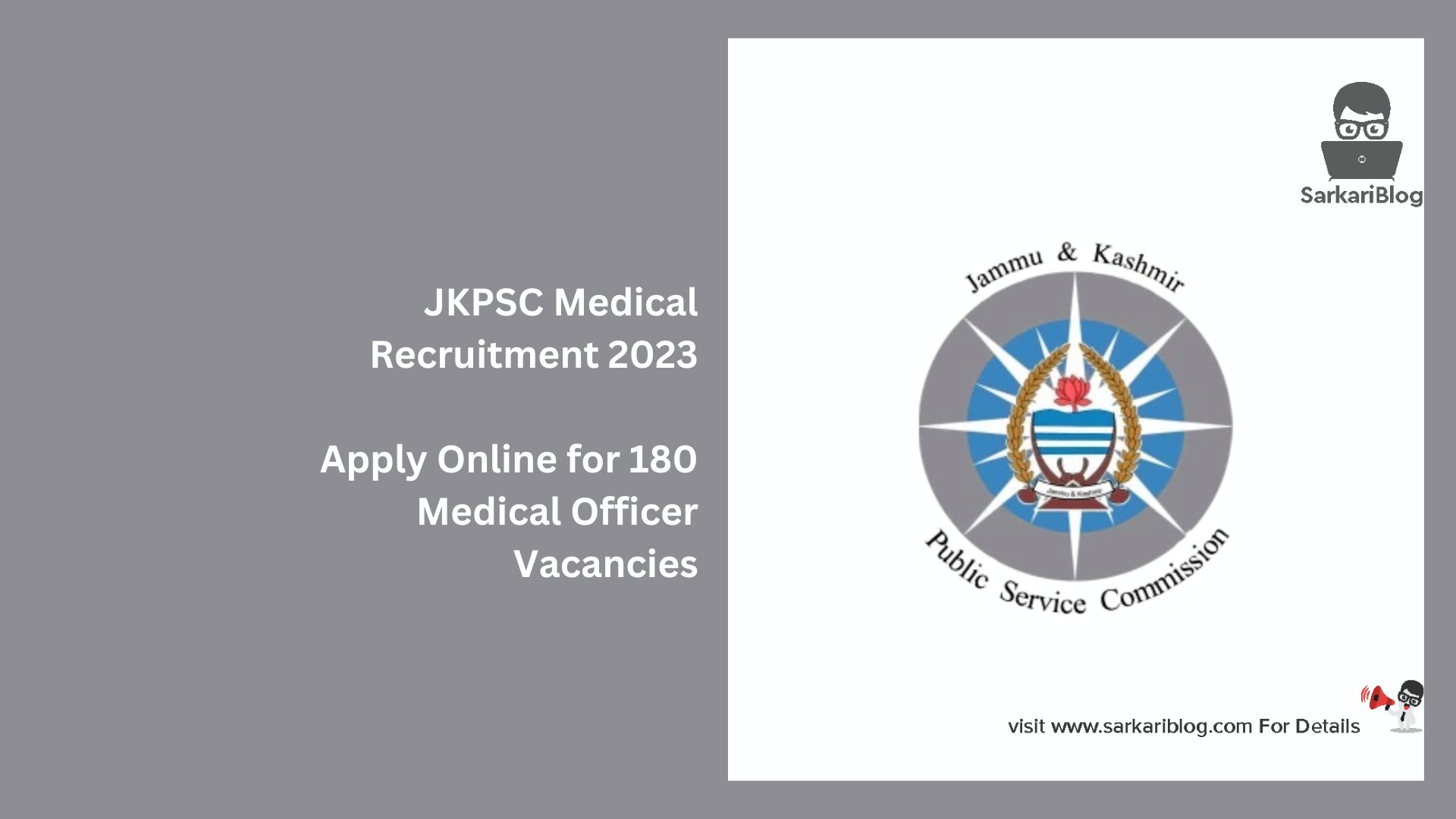 JKPSC Medical Recruitment 2023