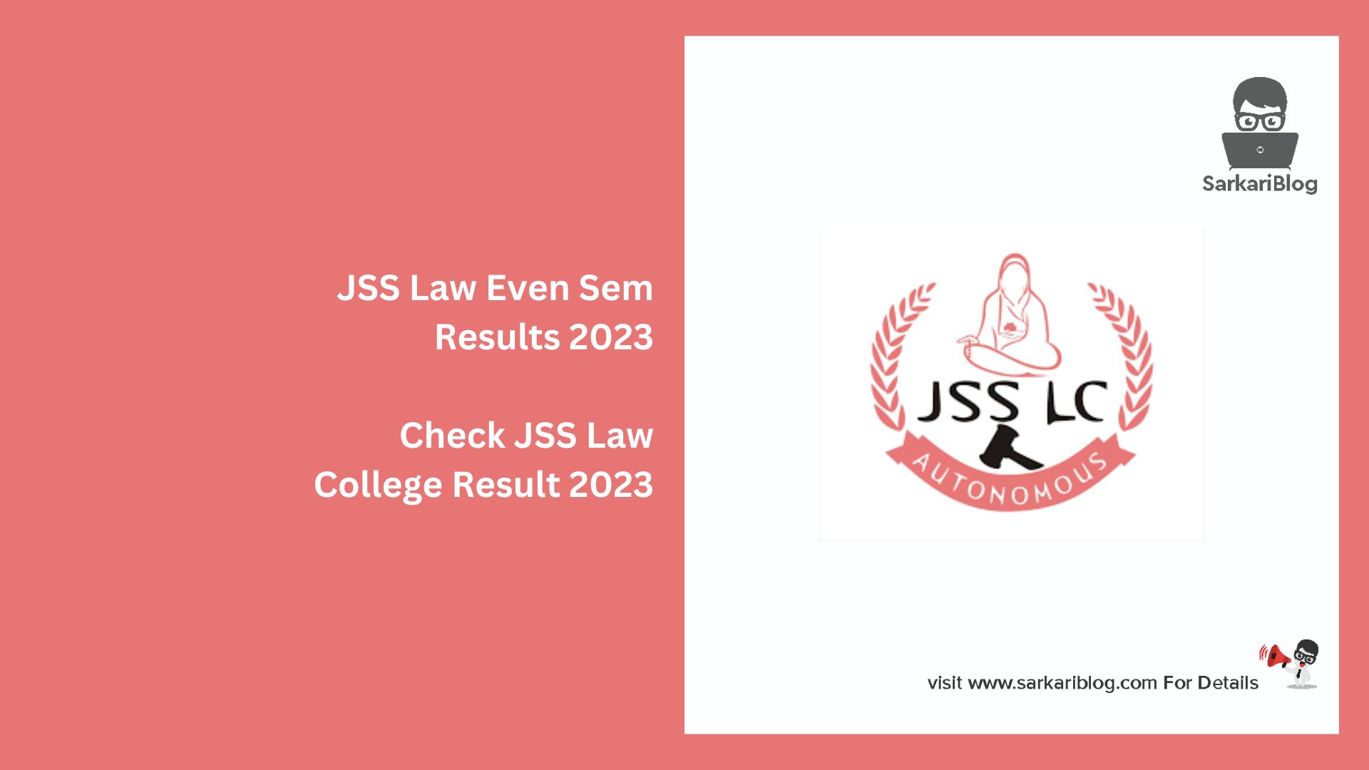 JSS Law Even Sem Results 2023