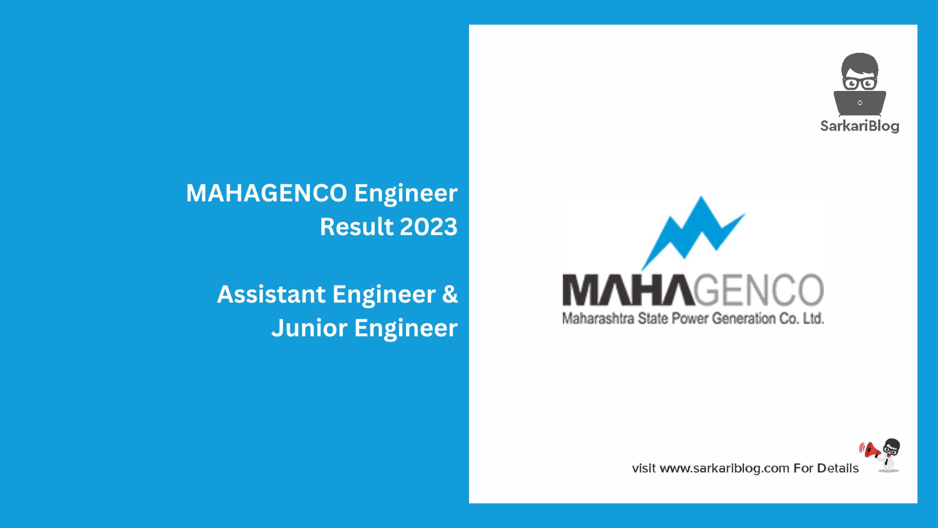 MAHAGENCO Engineer Result 2023