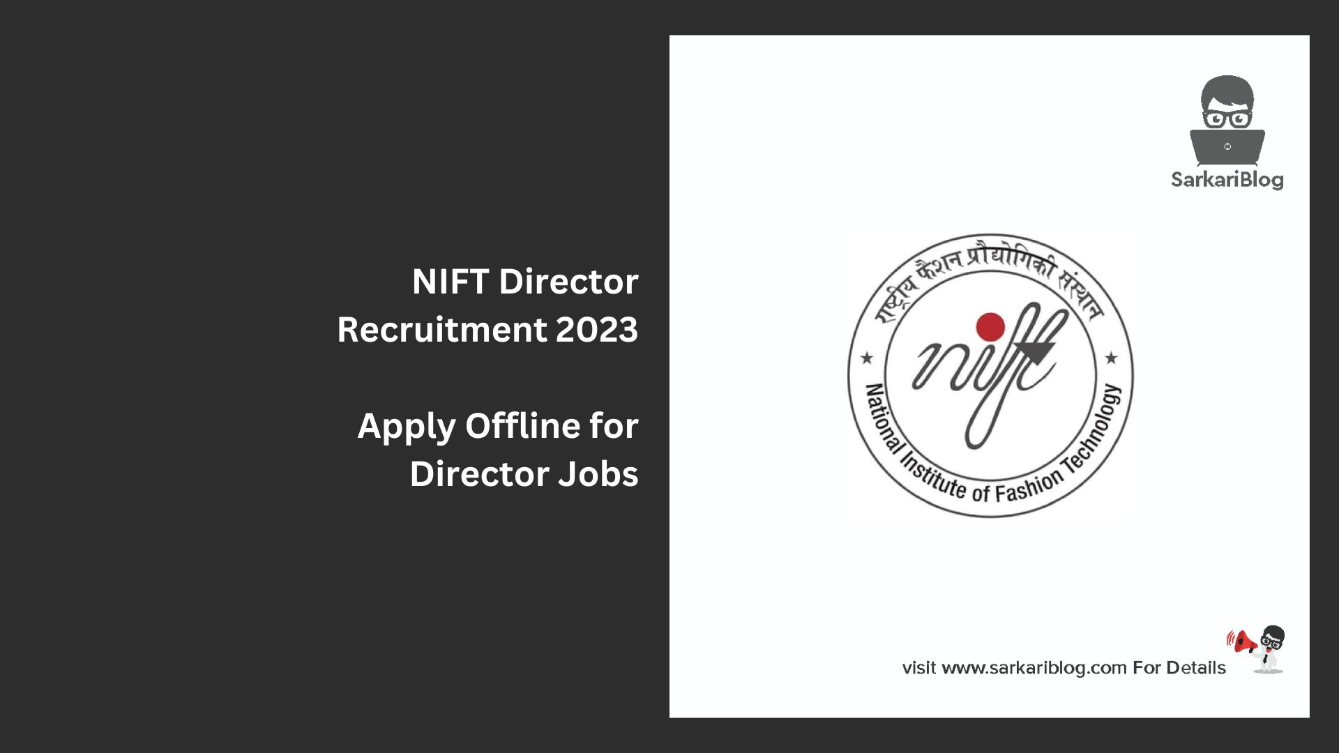 NIFT Director Recruitment 2023