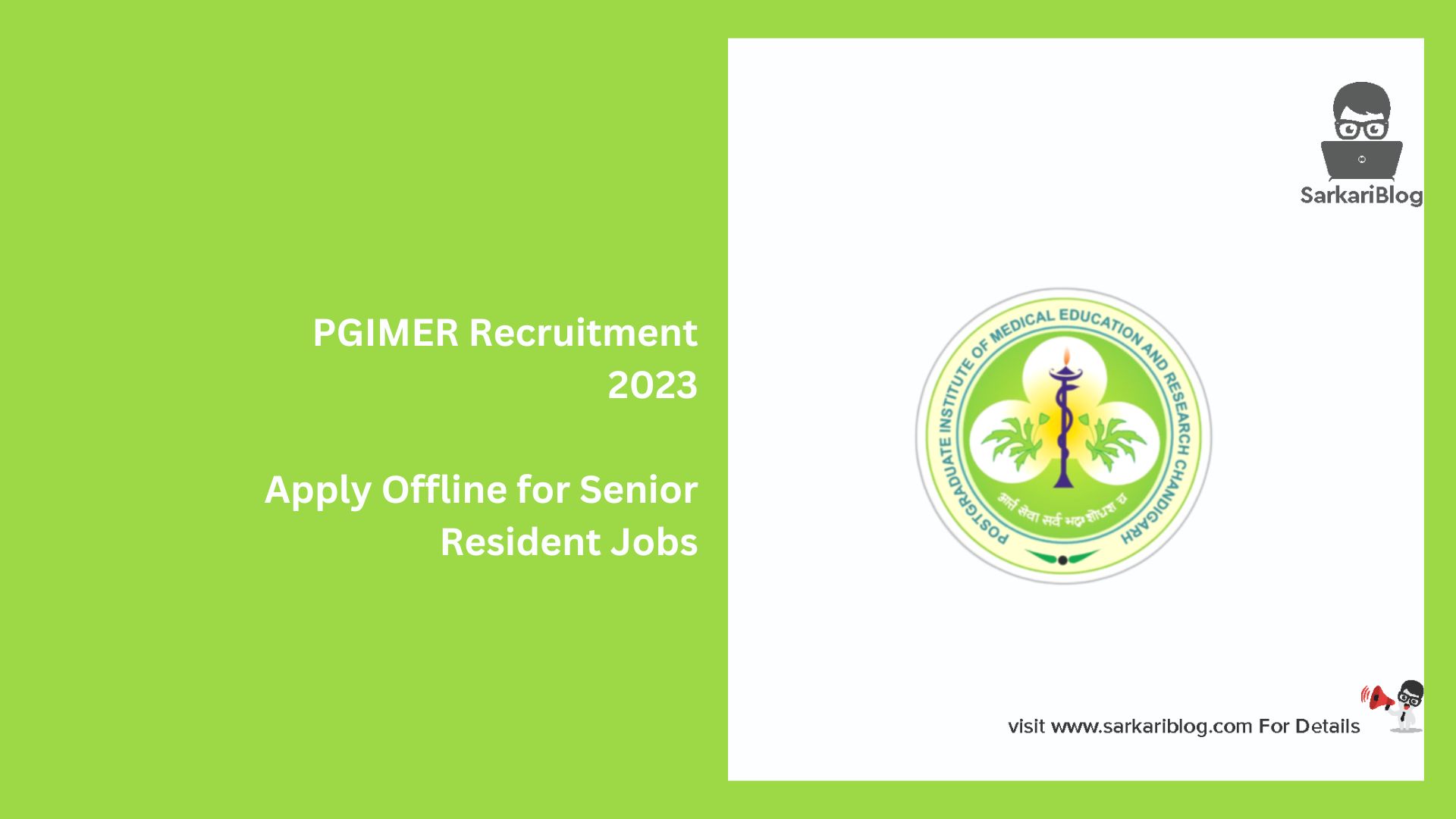 PGIMER Recruitment 2023
