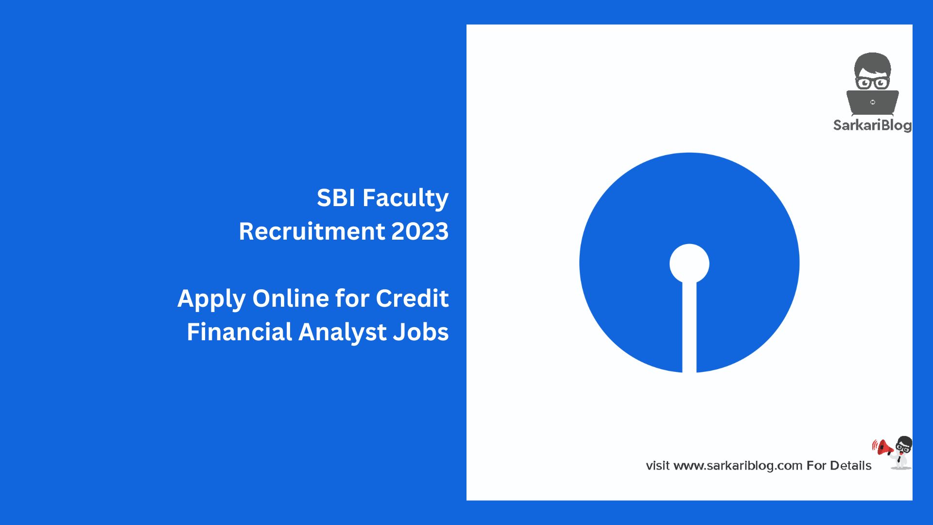 SBI Faculty Recruitment 2023