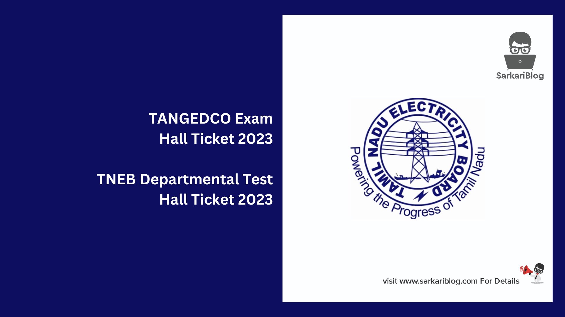 TANGEDCO Exam Hall Ticket 2023