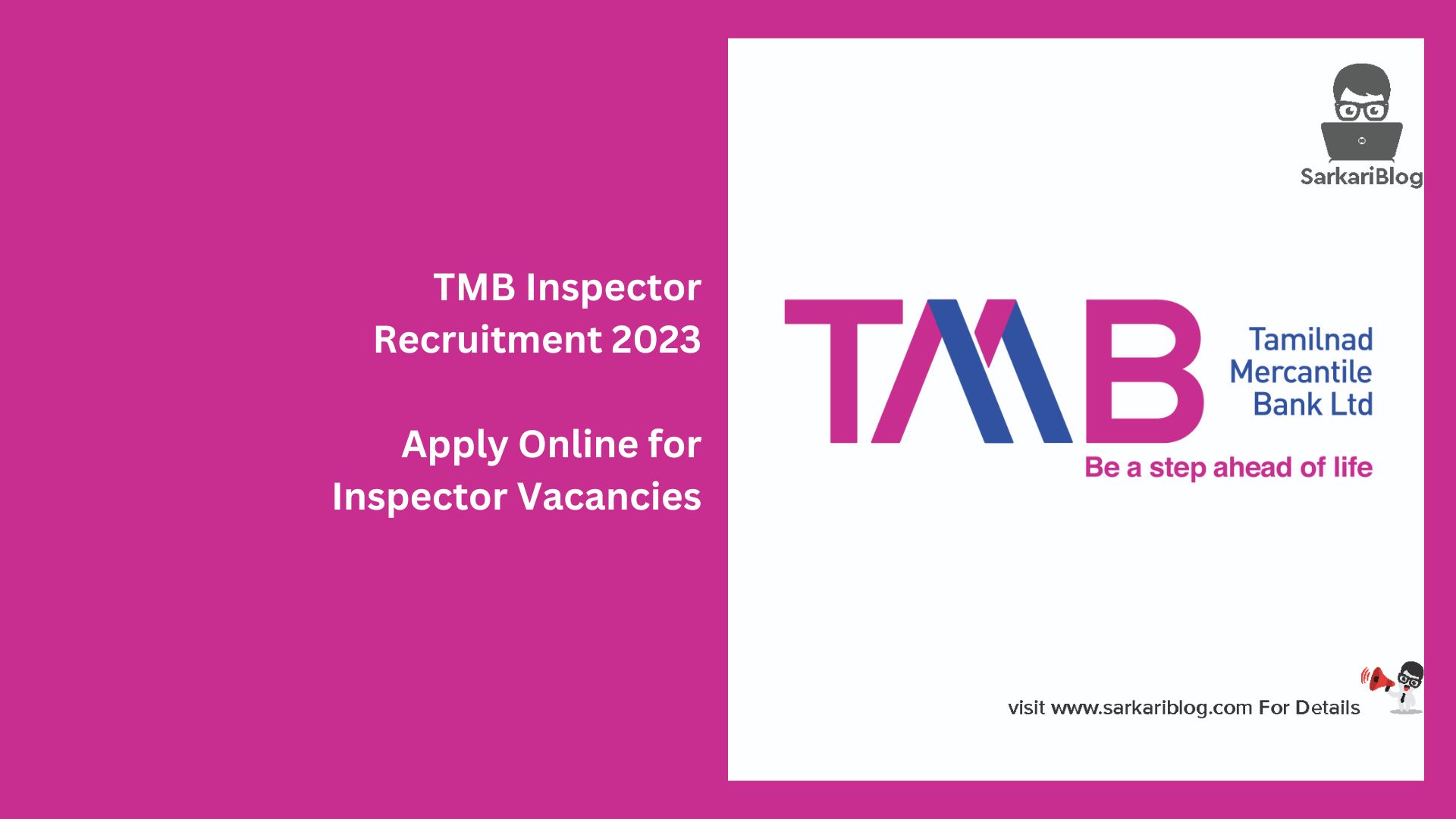 TMB Inspector Recruitment 2023