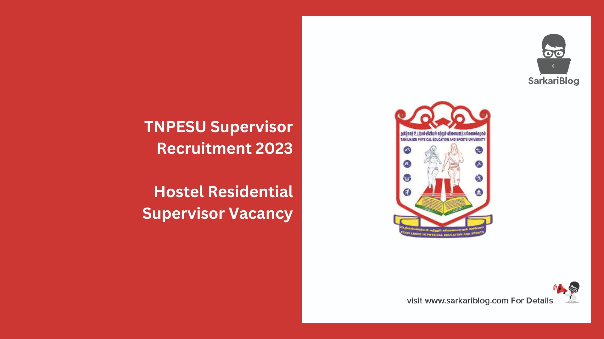 TNPESU Supervisor Recruitment 2023