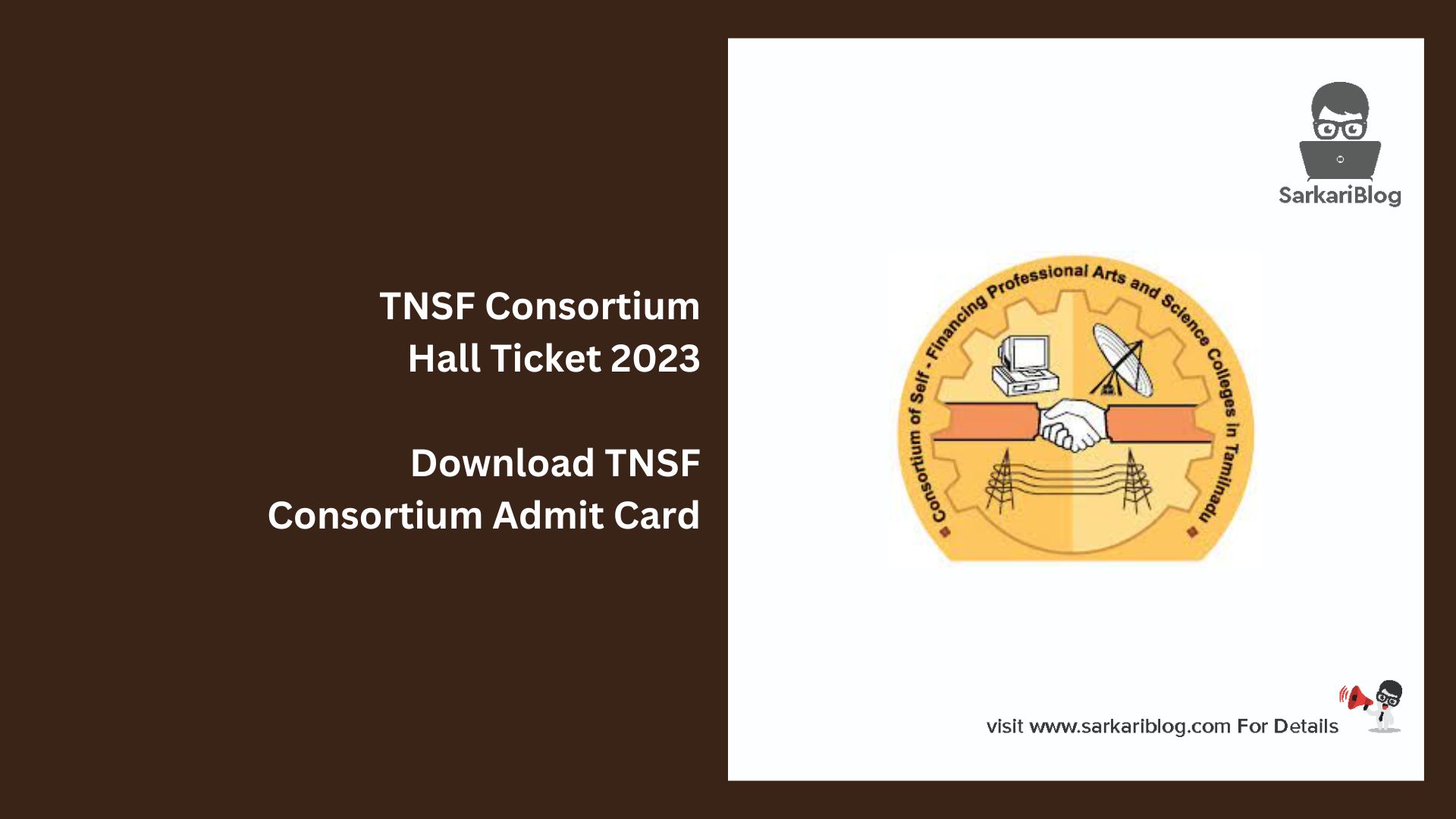 TNSF Consortium Hall Ticket 2023