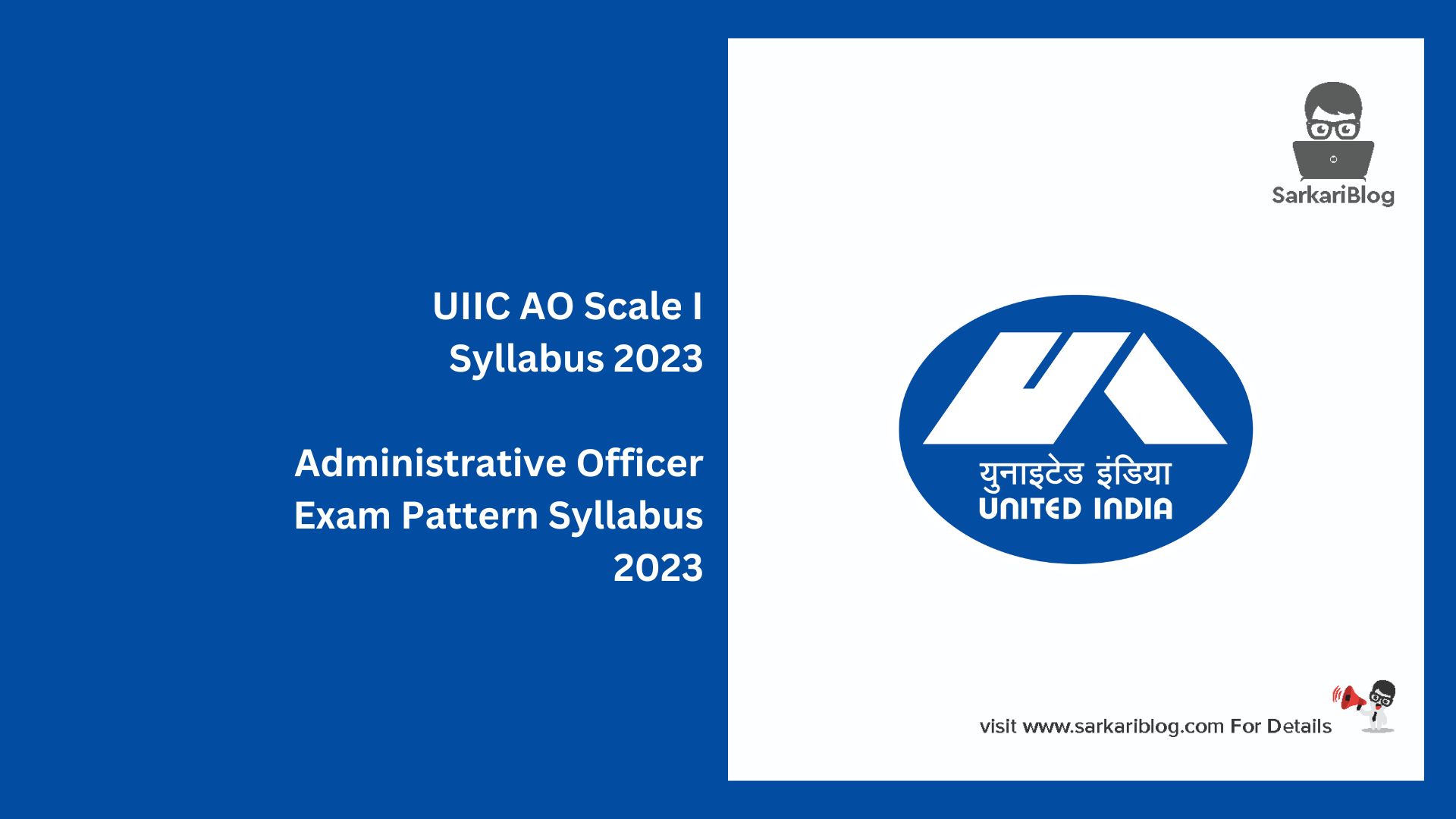 UIIC AO Scale I Syllabus 2023