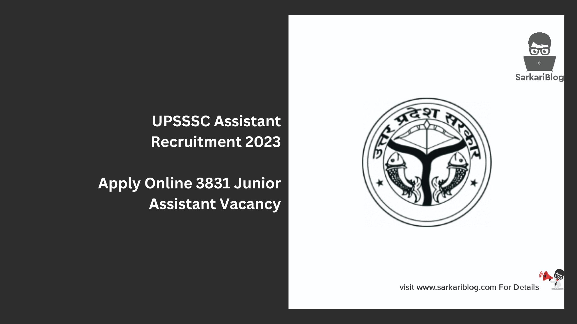 UPSSSC Assistant Recruitment 2023