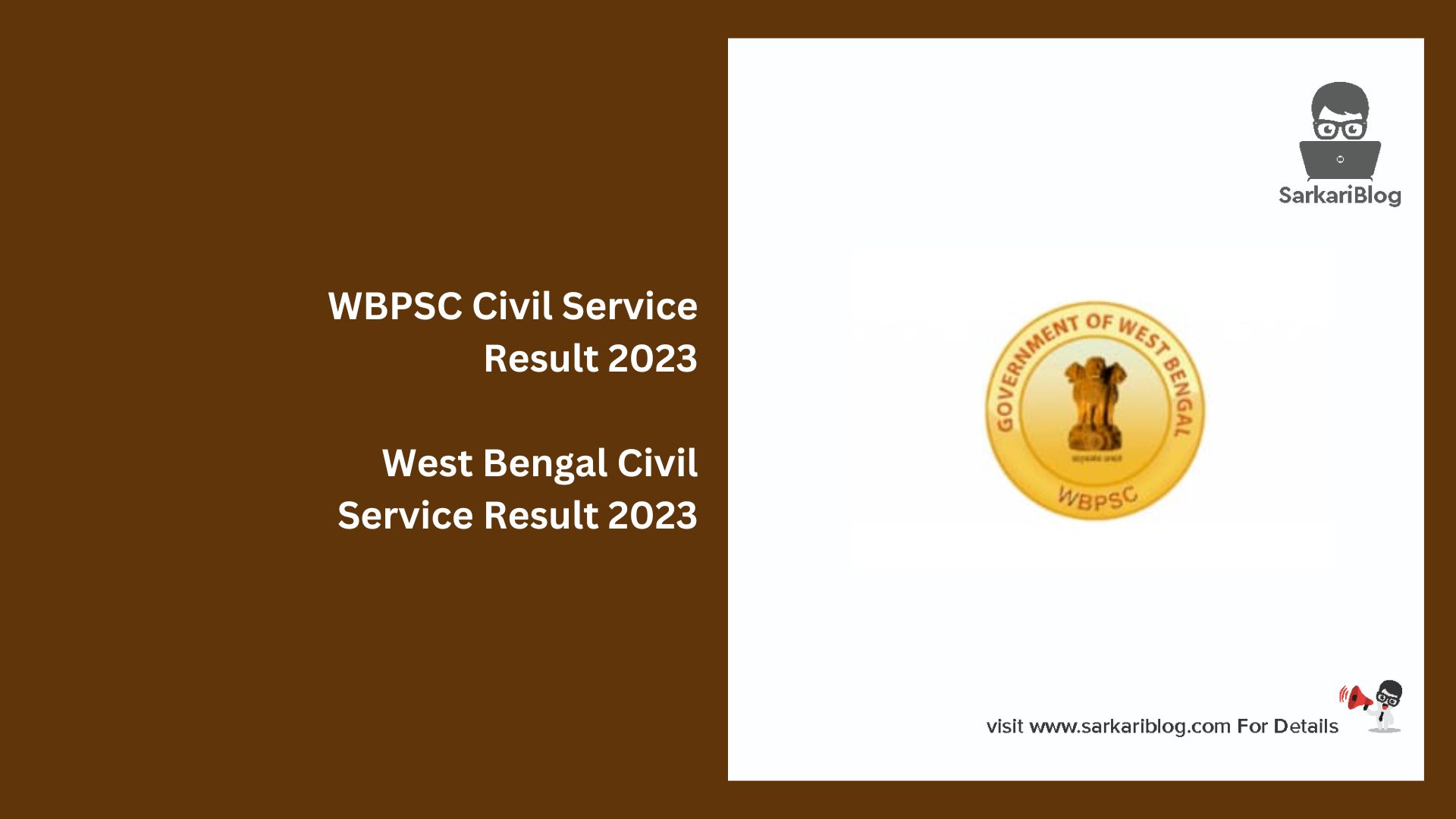 WBPSC Civil Service Result 2023