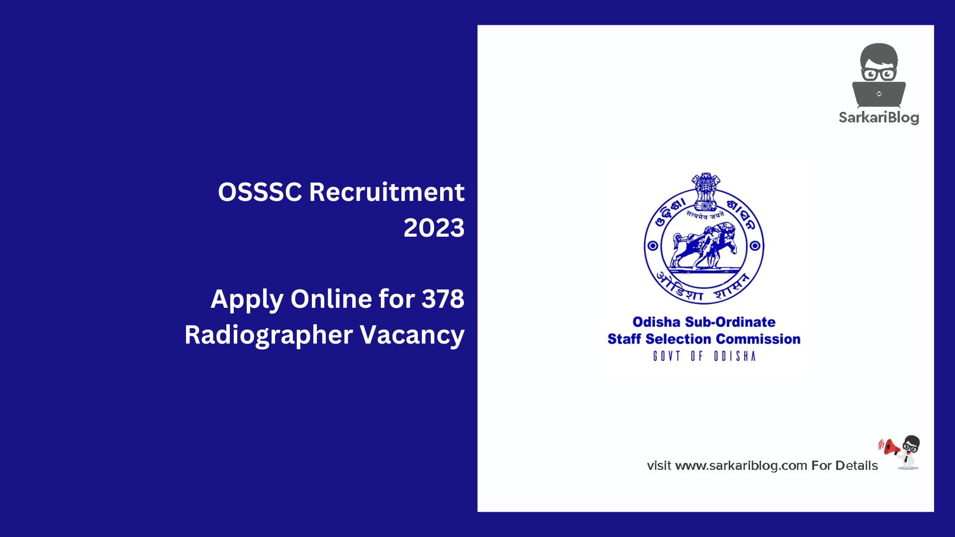 OSSSC Recruitment 2023