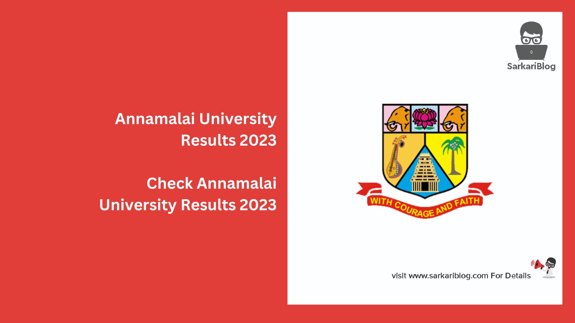 Annamalai University Results 2023