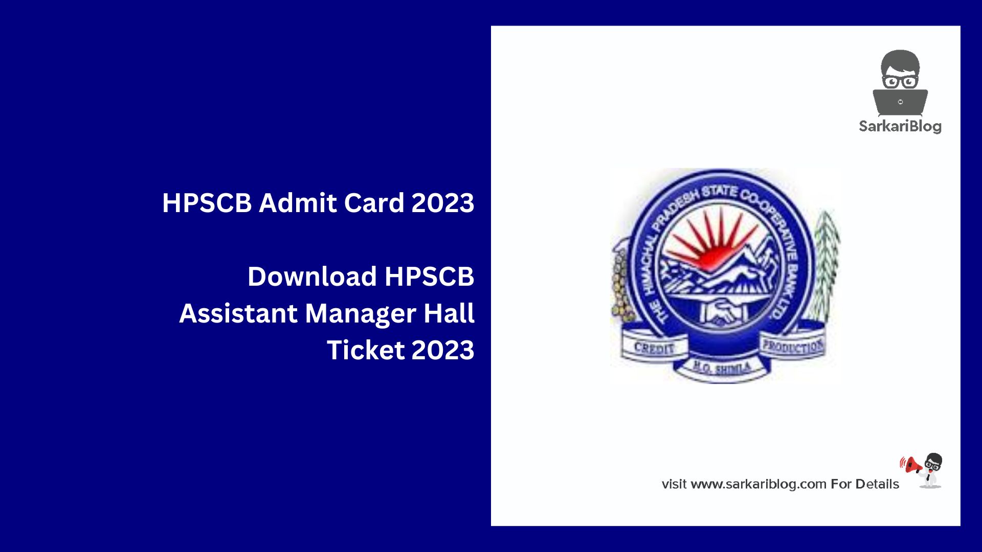 HPSCB Admit Card 2023
