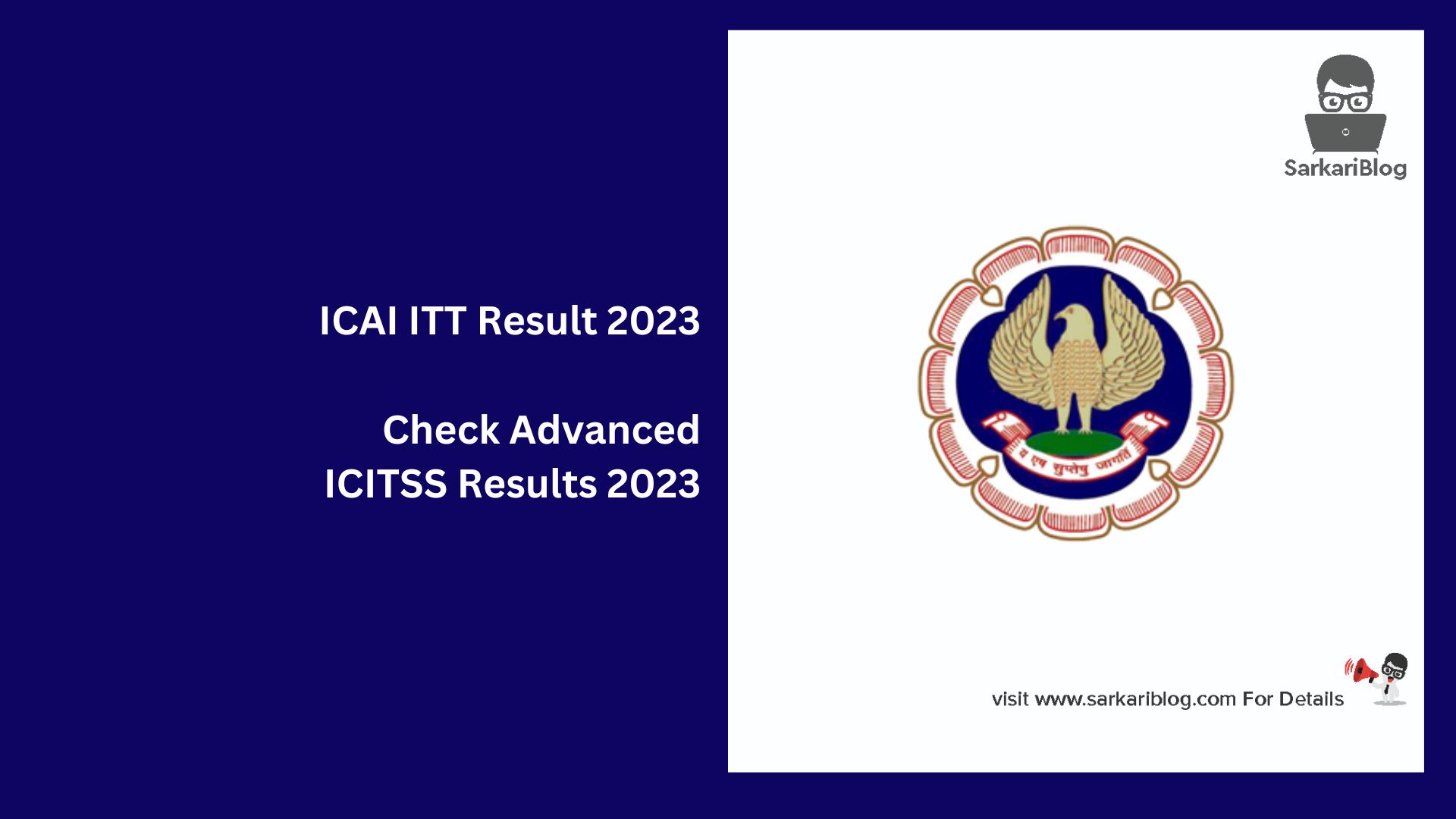ICAI ITT Result 2023