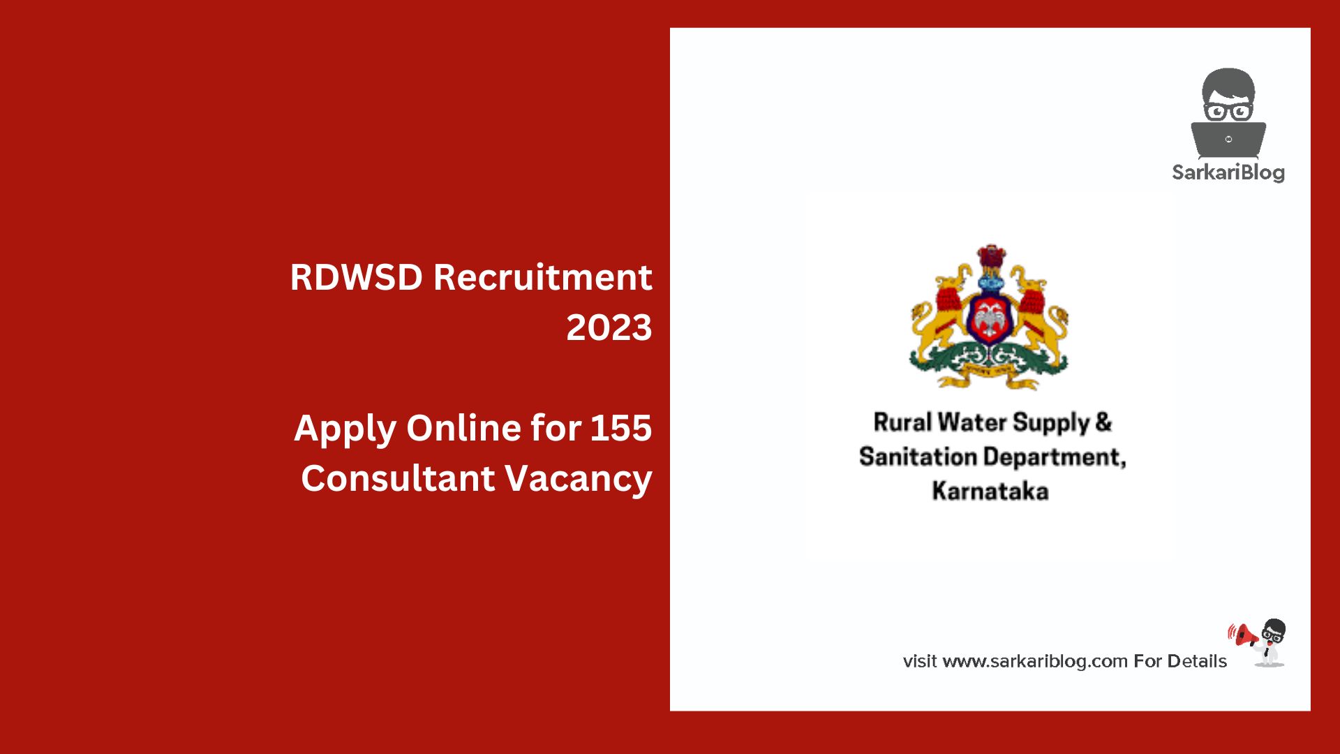RDWSD Recruitment 2023