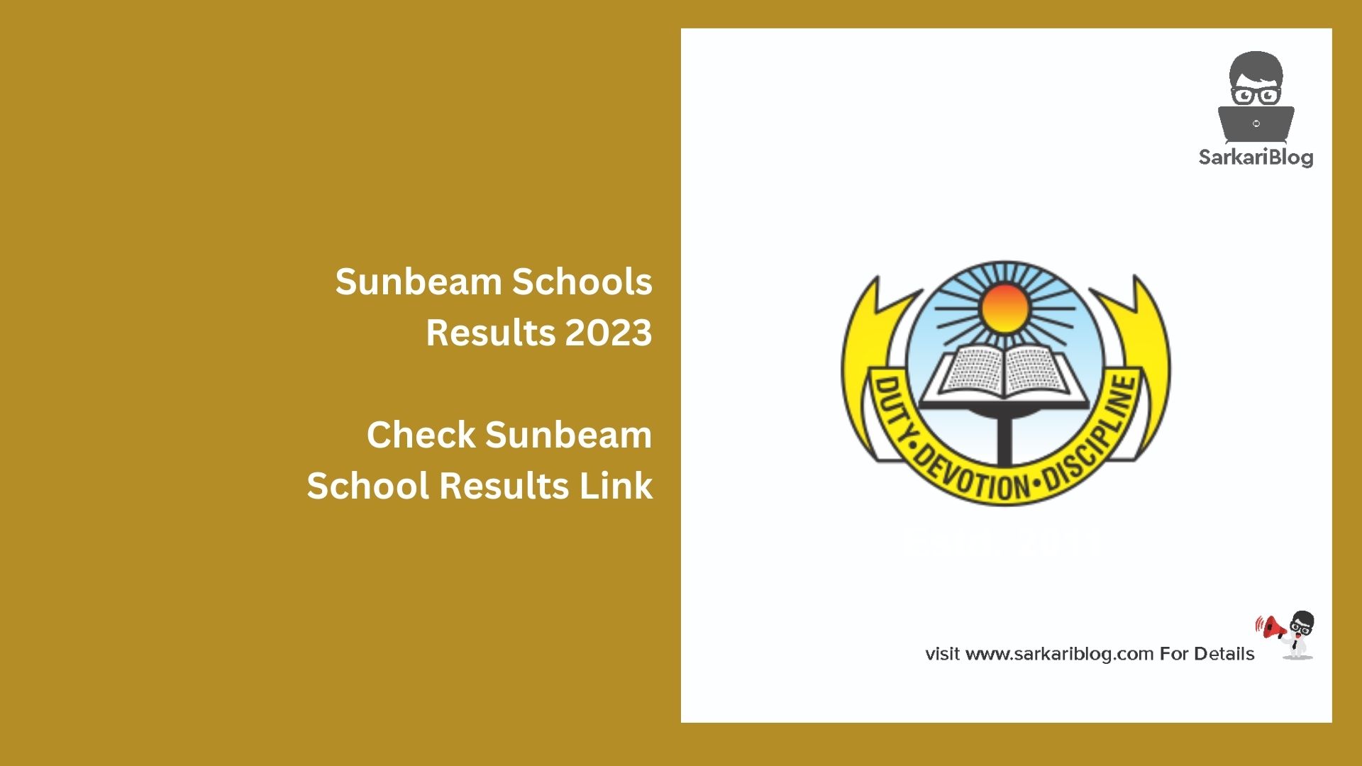 Sunbeam Schools Results 2023