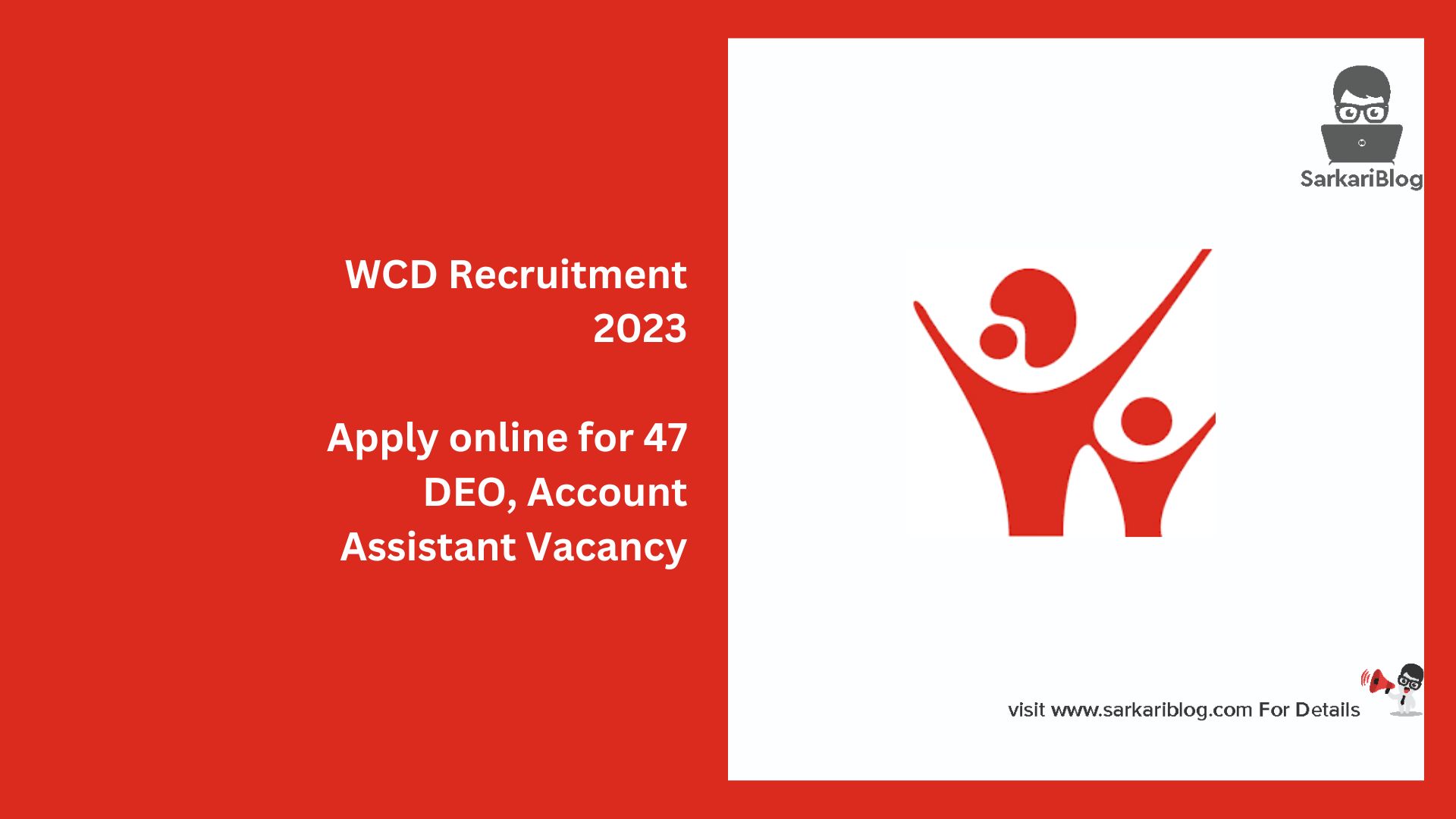 WCD Recruitment 2023